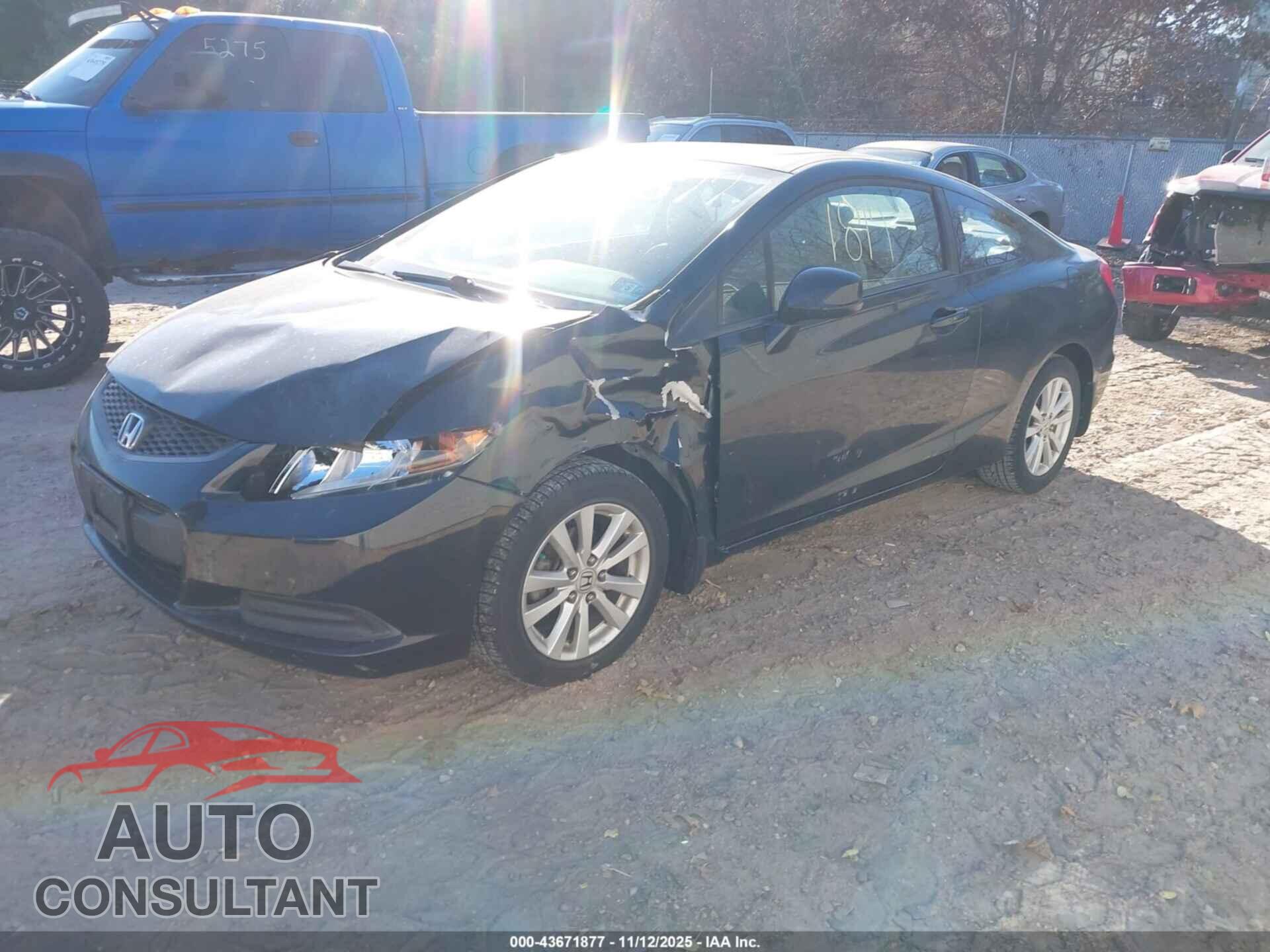 HONDA CIVIC 2012 - 2HGFG3B85CH534283