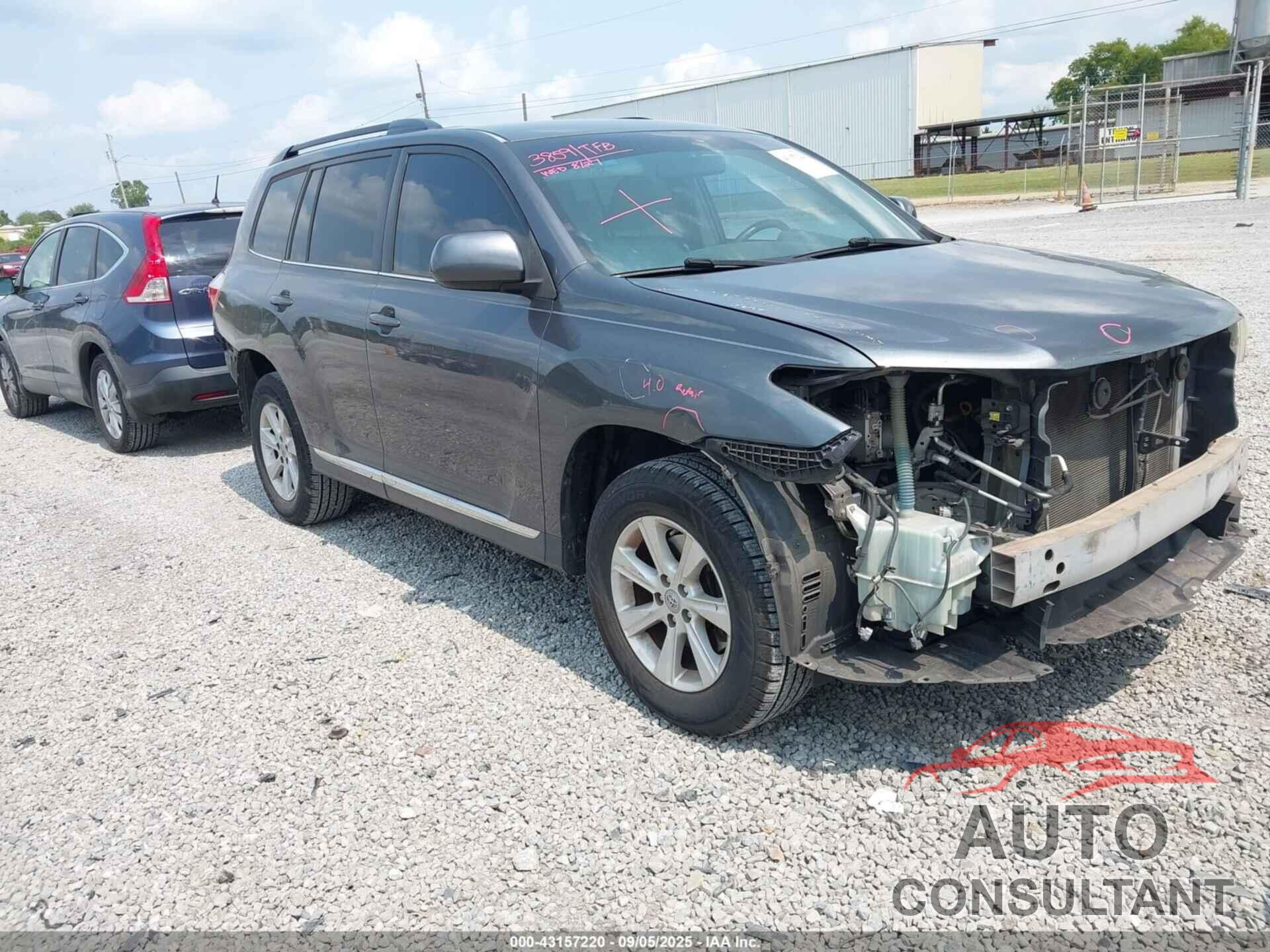 TOYOTA HIGHLANDER 2011 - 5TDZA3EH1BS008094