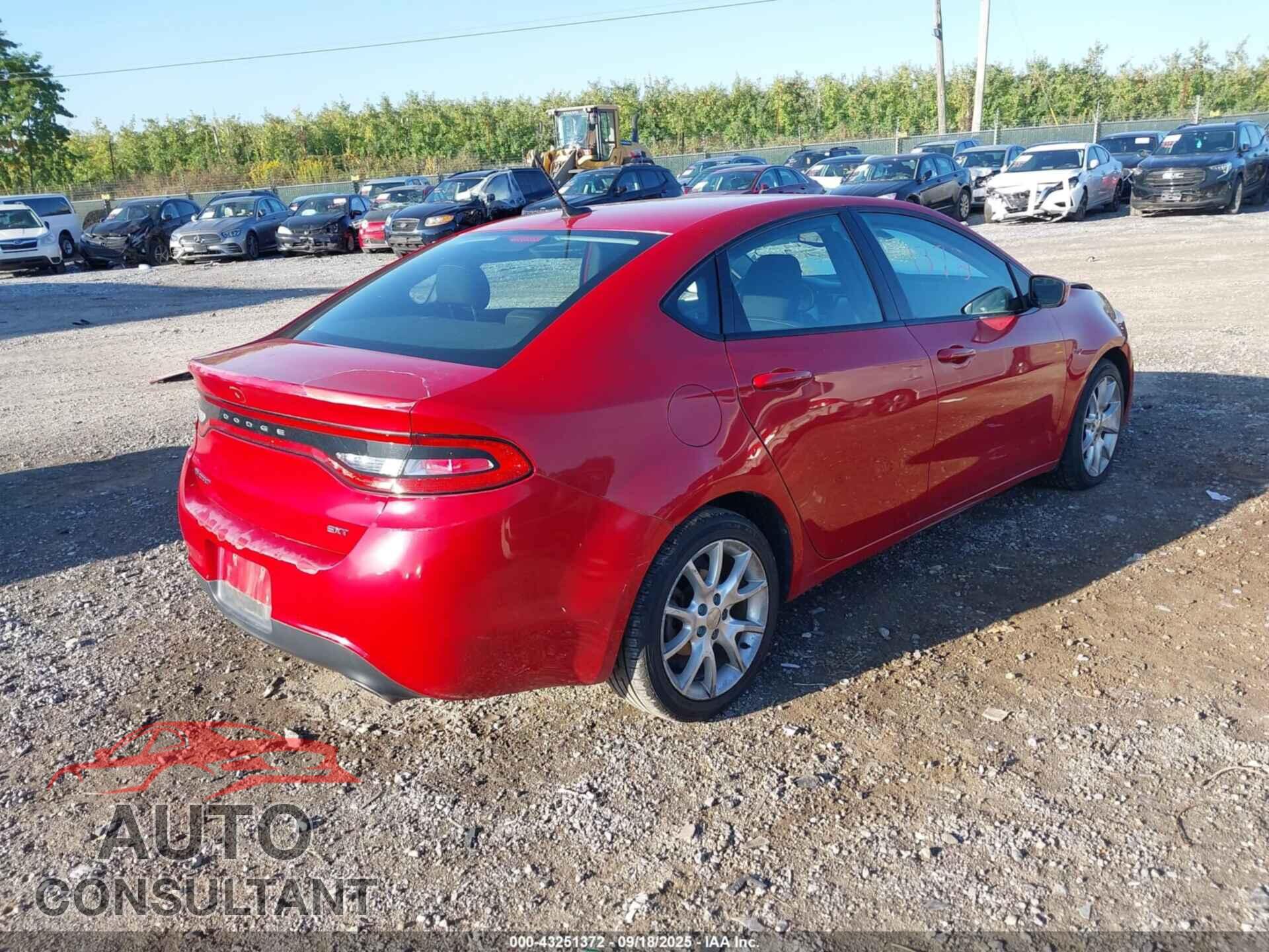 DODGE DART 2013 - 1C3CDFBA4DD322931