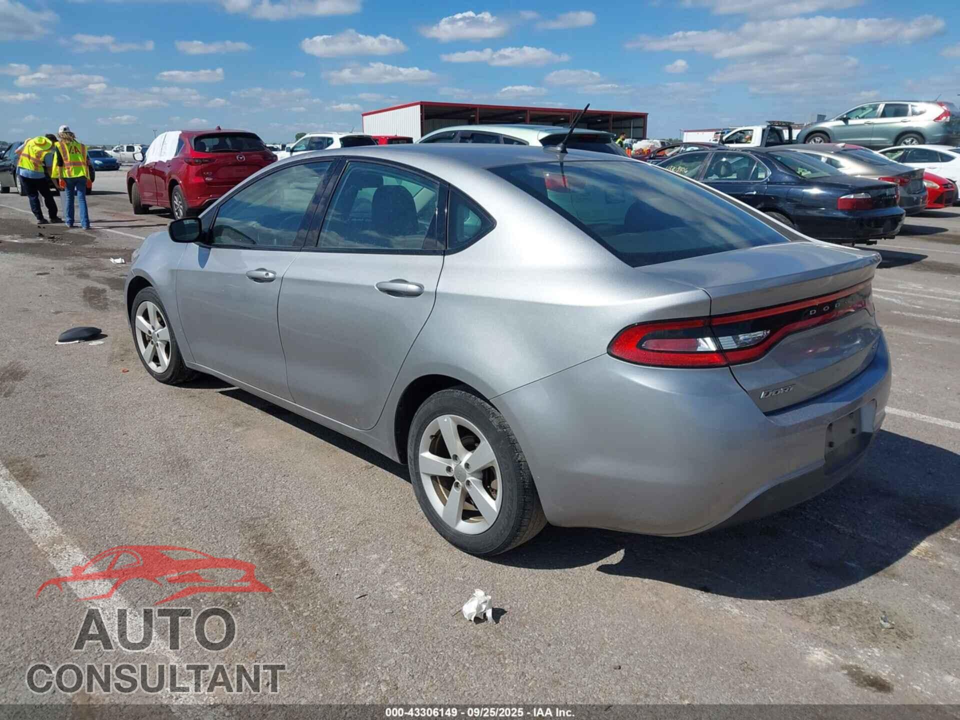 DODGE DART 2015 - 1C3CDFBB5FD265229