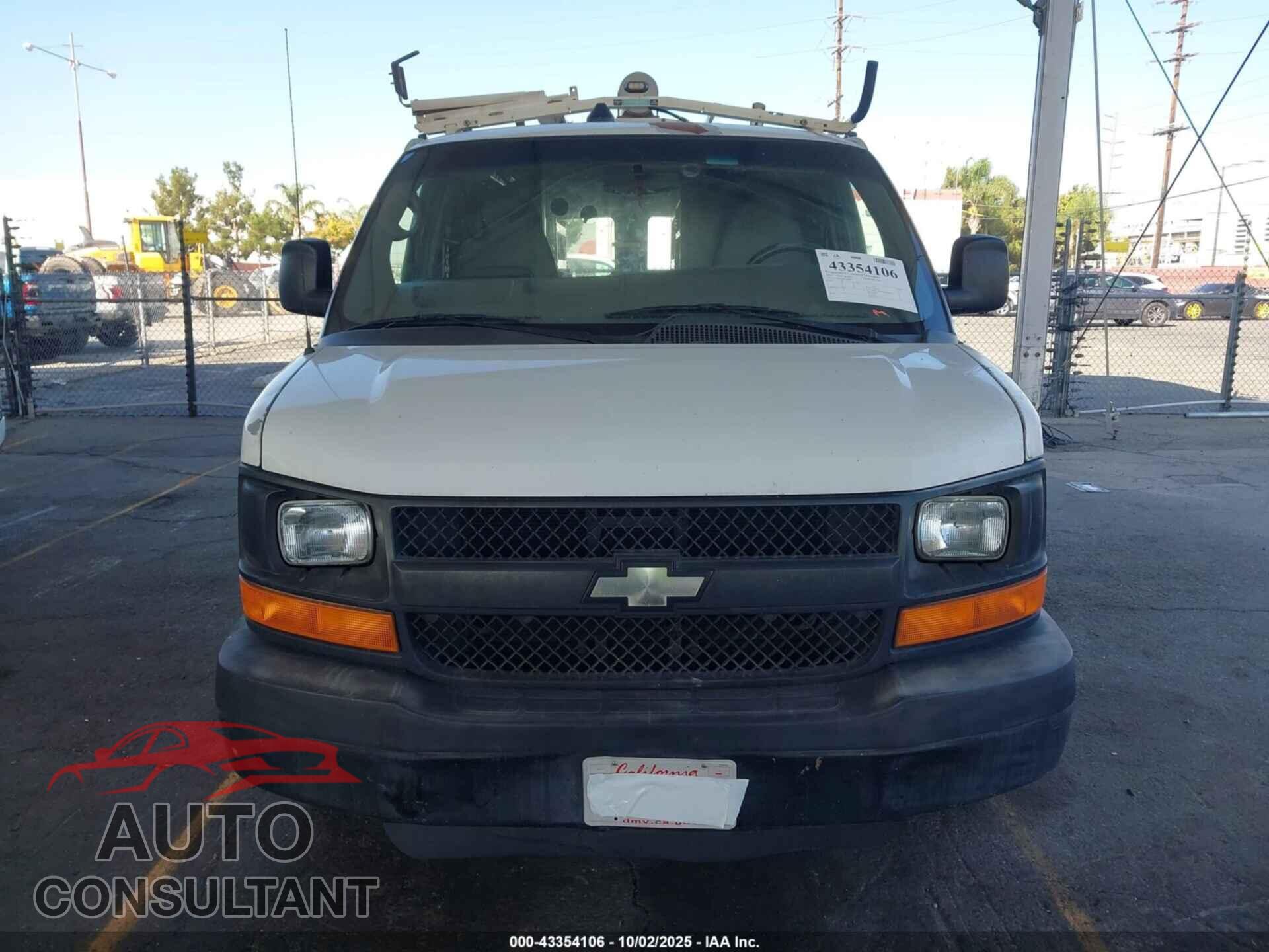 CHEVROLET EXPRESS 2500 2012 - 1GCWGFCB3C1108651
