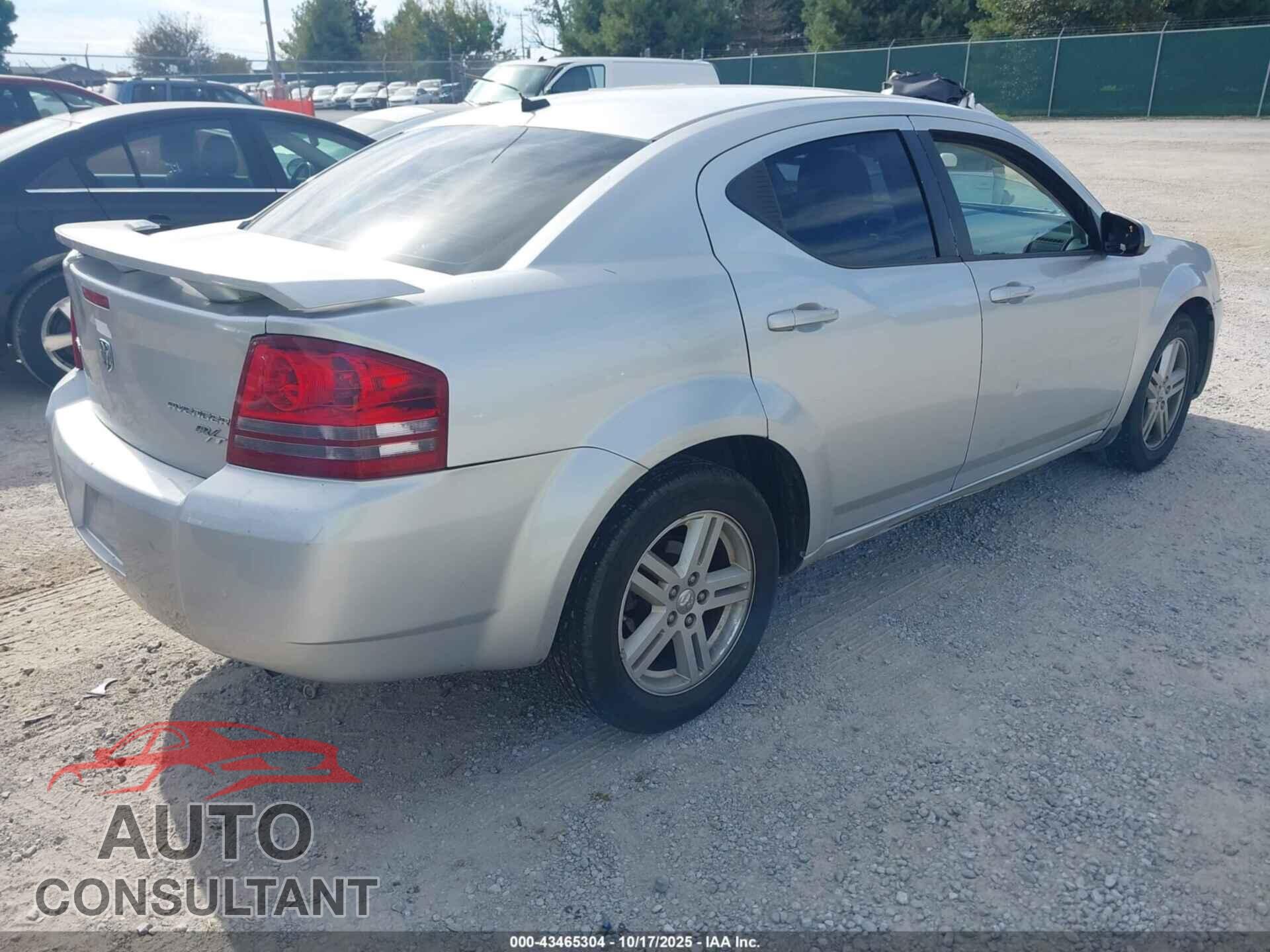 DODGE AVENGER 2010 - 1B3CC5FB4AN215803