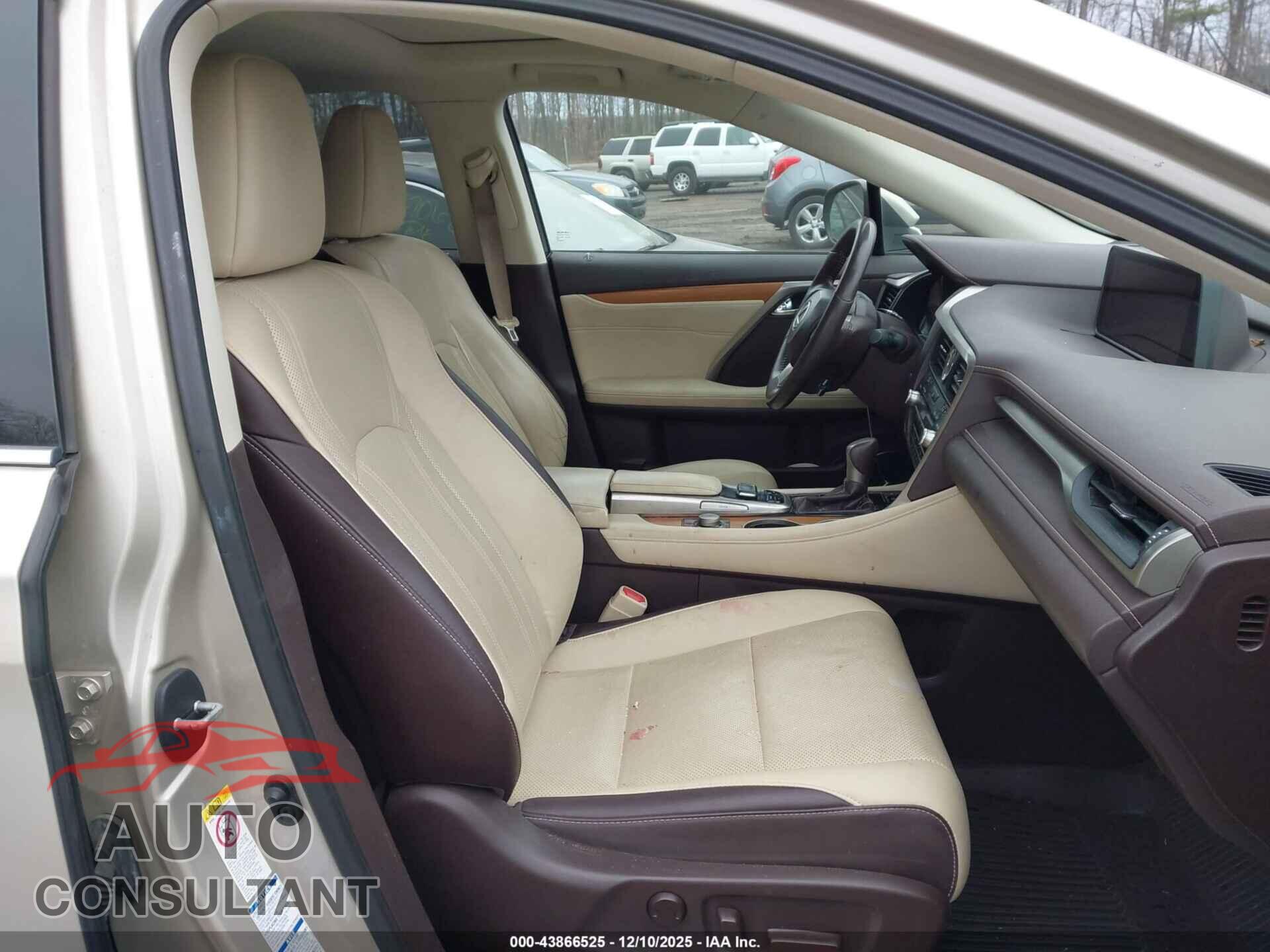 LEXUS RX 350 2017 - 2T2BZMCA4HC077297