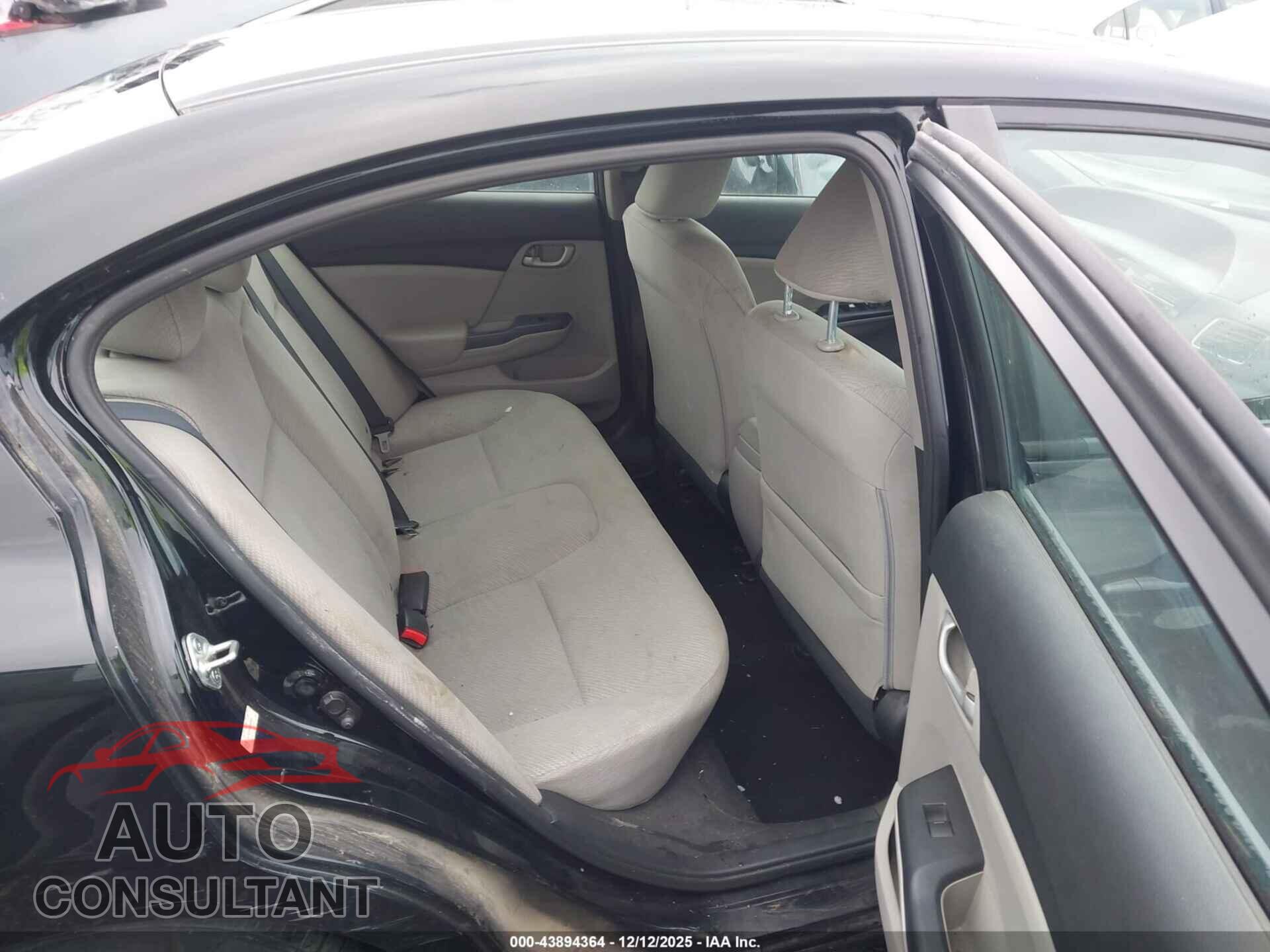 HONDA CIVIC 2013 - 19XFB2F56DE042933