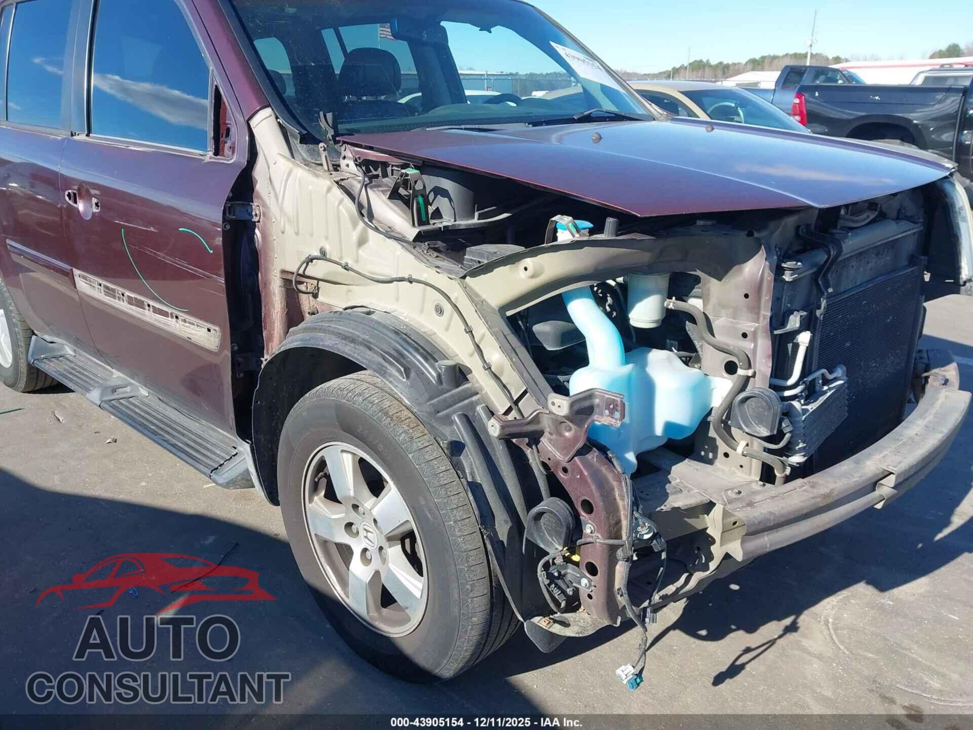 HONDA PILOT 2011 - 5FNYF3H57BB037859