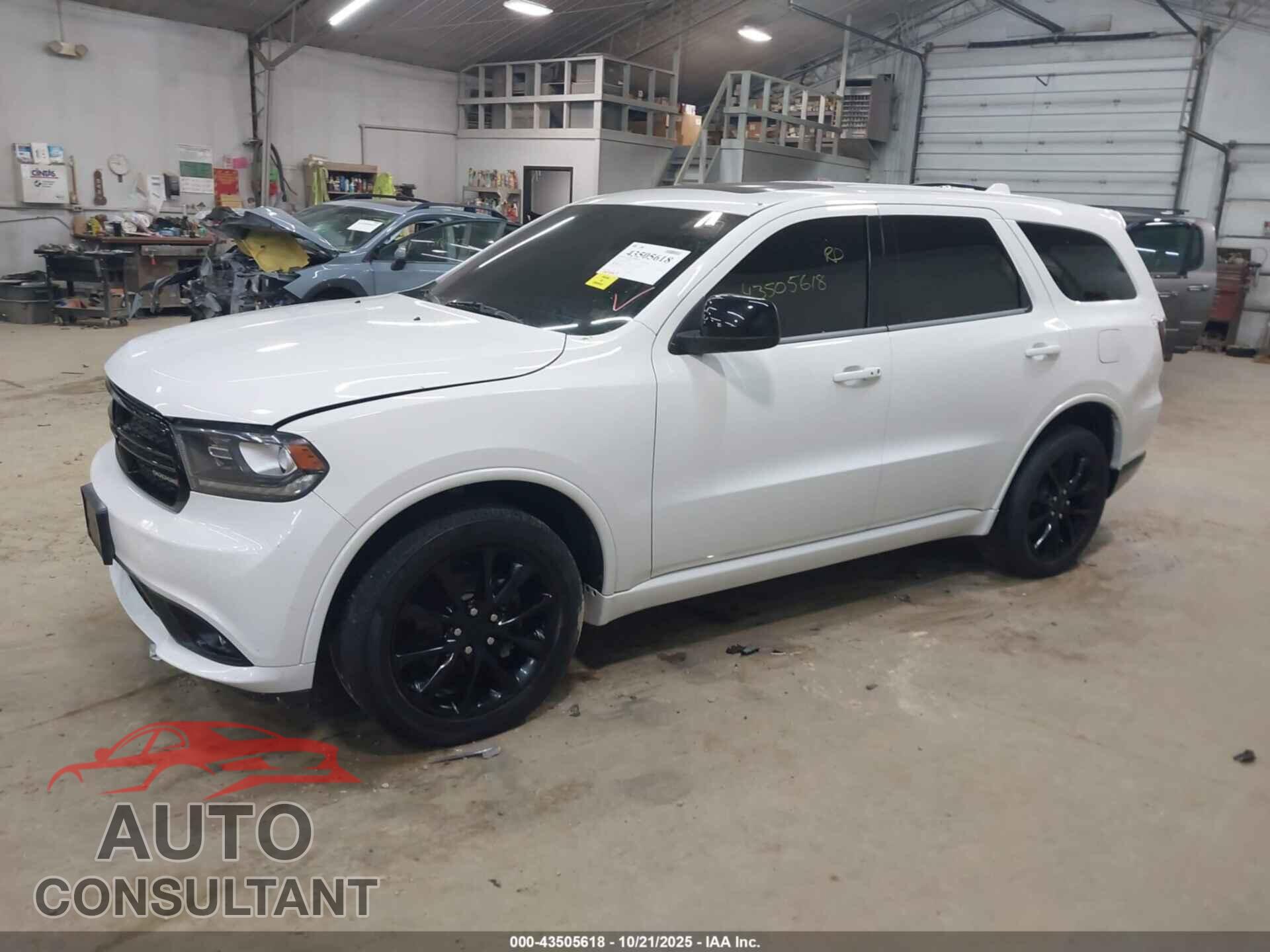 DODGE DURANGO 2018 - 1C4RDJAGXJC265960