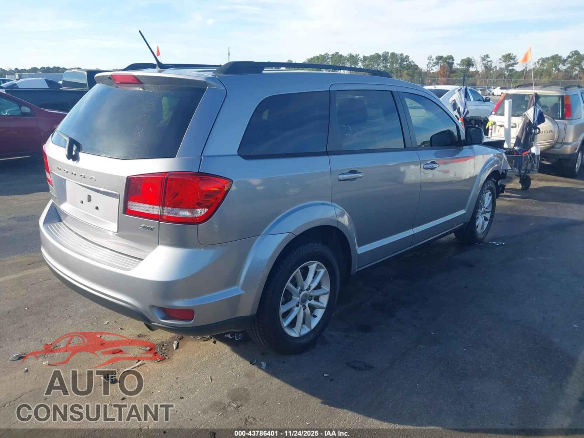DODGE JOURNEY 2015 - 3C4PDCBB6FT738819