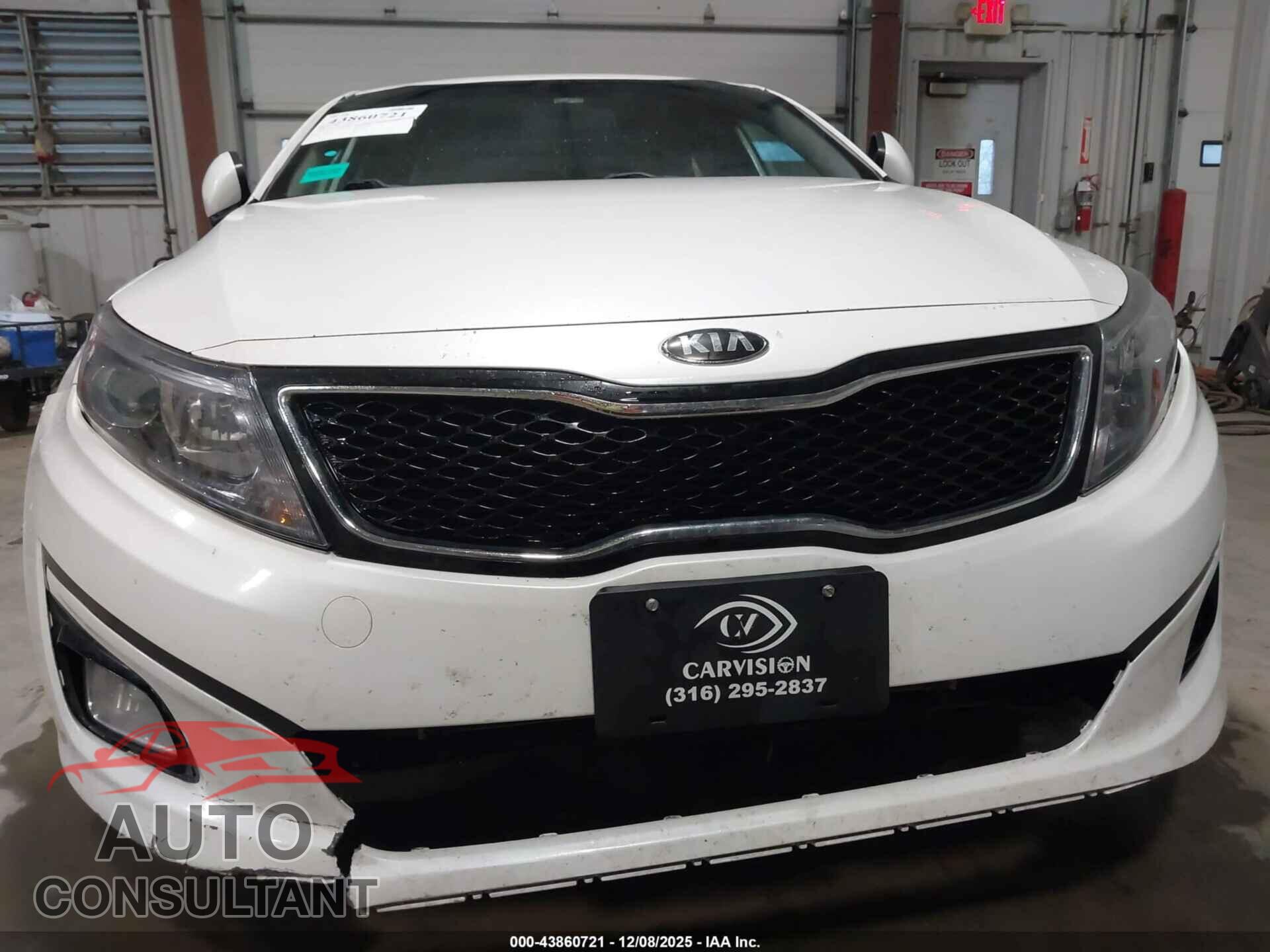 KIA OPTIMA 2014 - KNAGM4A70E5516792