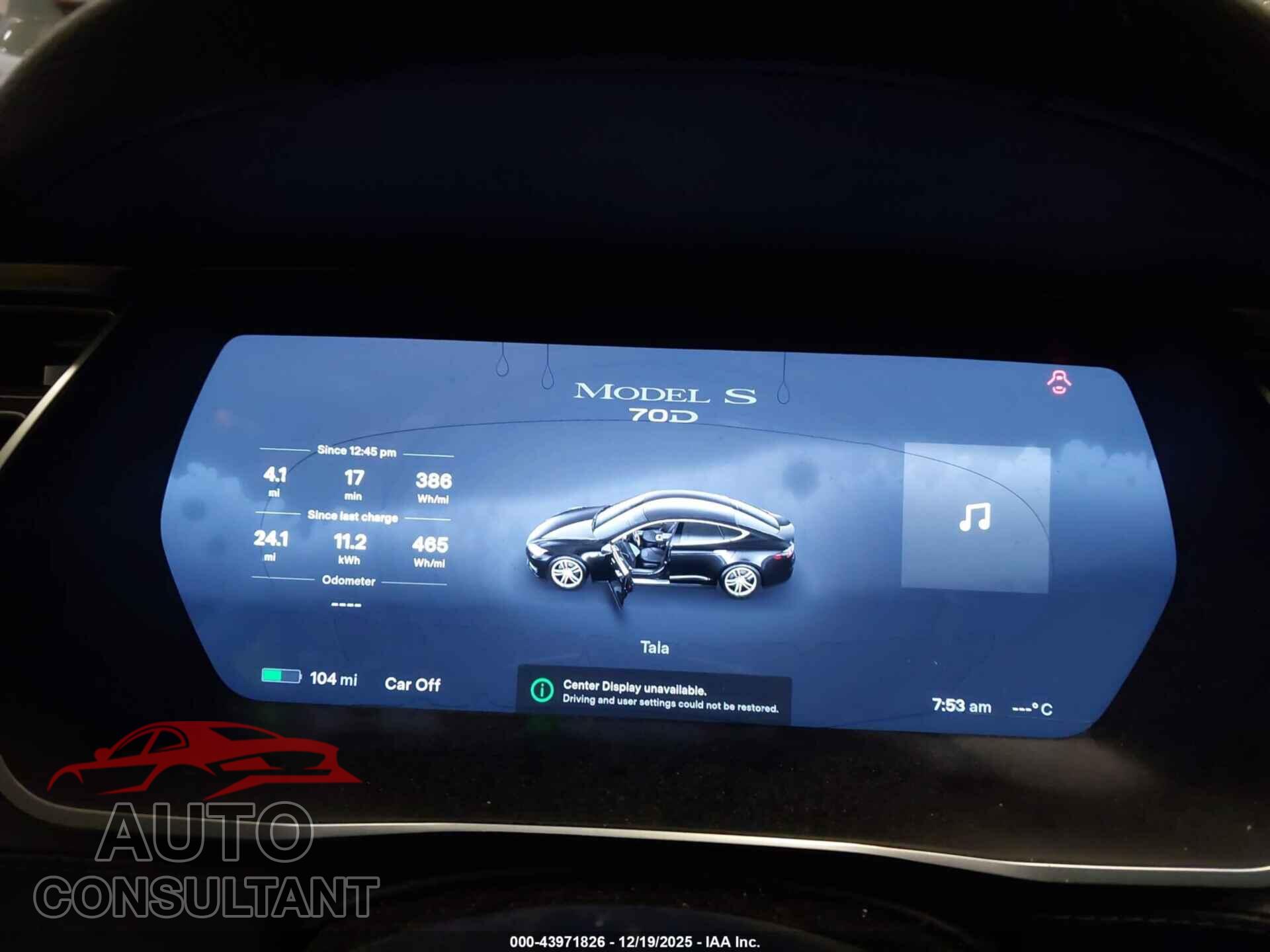 TESLA MODEL S 2015 - 5YJSA1S25FF086037