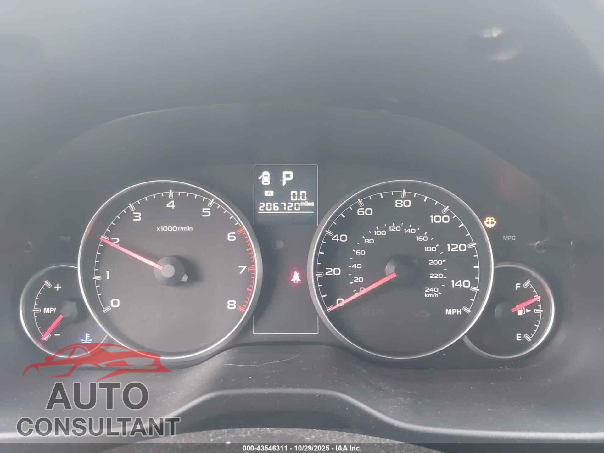 SUBARU OUTBACK 2014 - 4S4BRBCC4E3263299