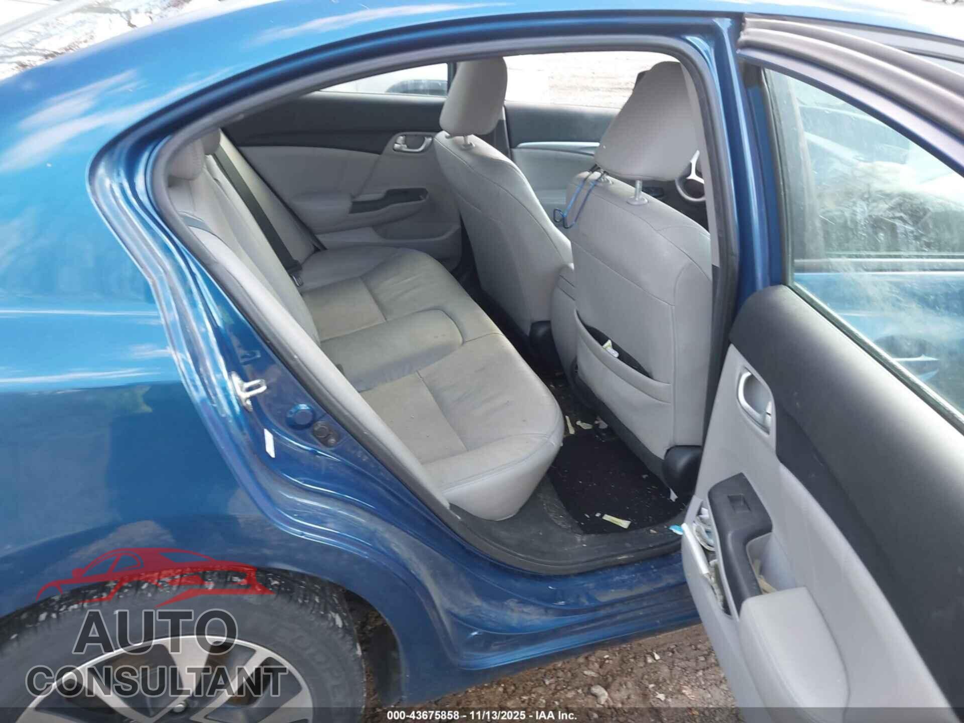 HONDA CIVIC 2013 - 19XFB2F92DE264842