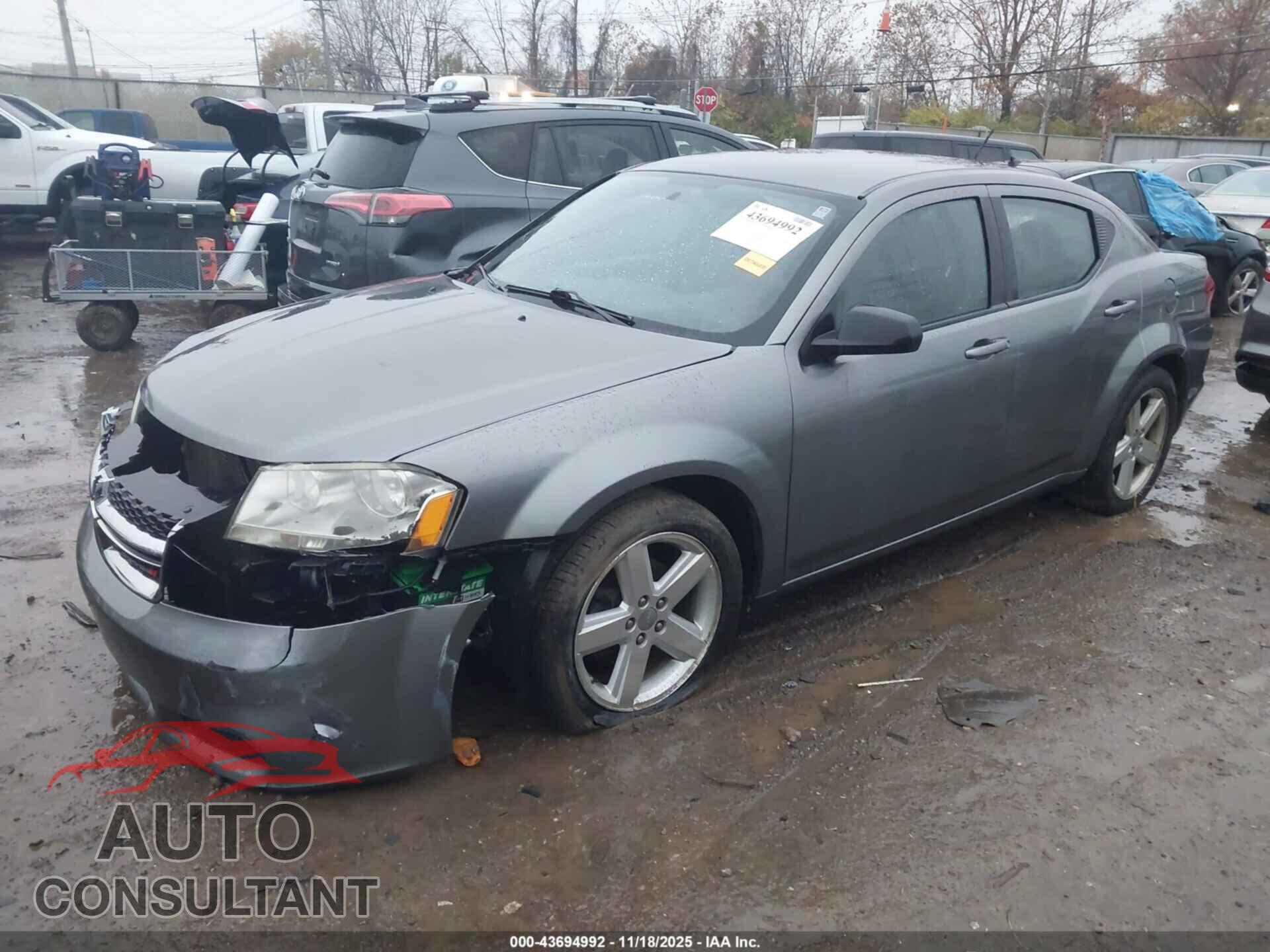 DODGE AVENGER 2013 - 1C3CDZAB3DN605309