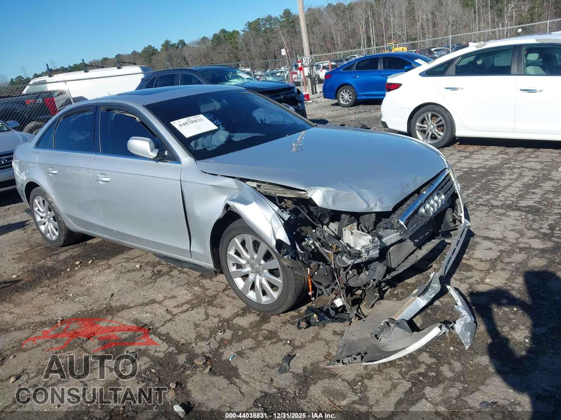 AUDI A4 2012 - WAUBFAFL4CN019332