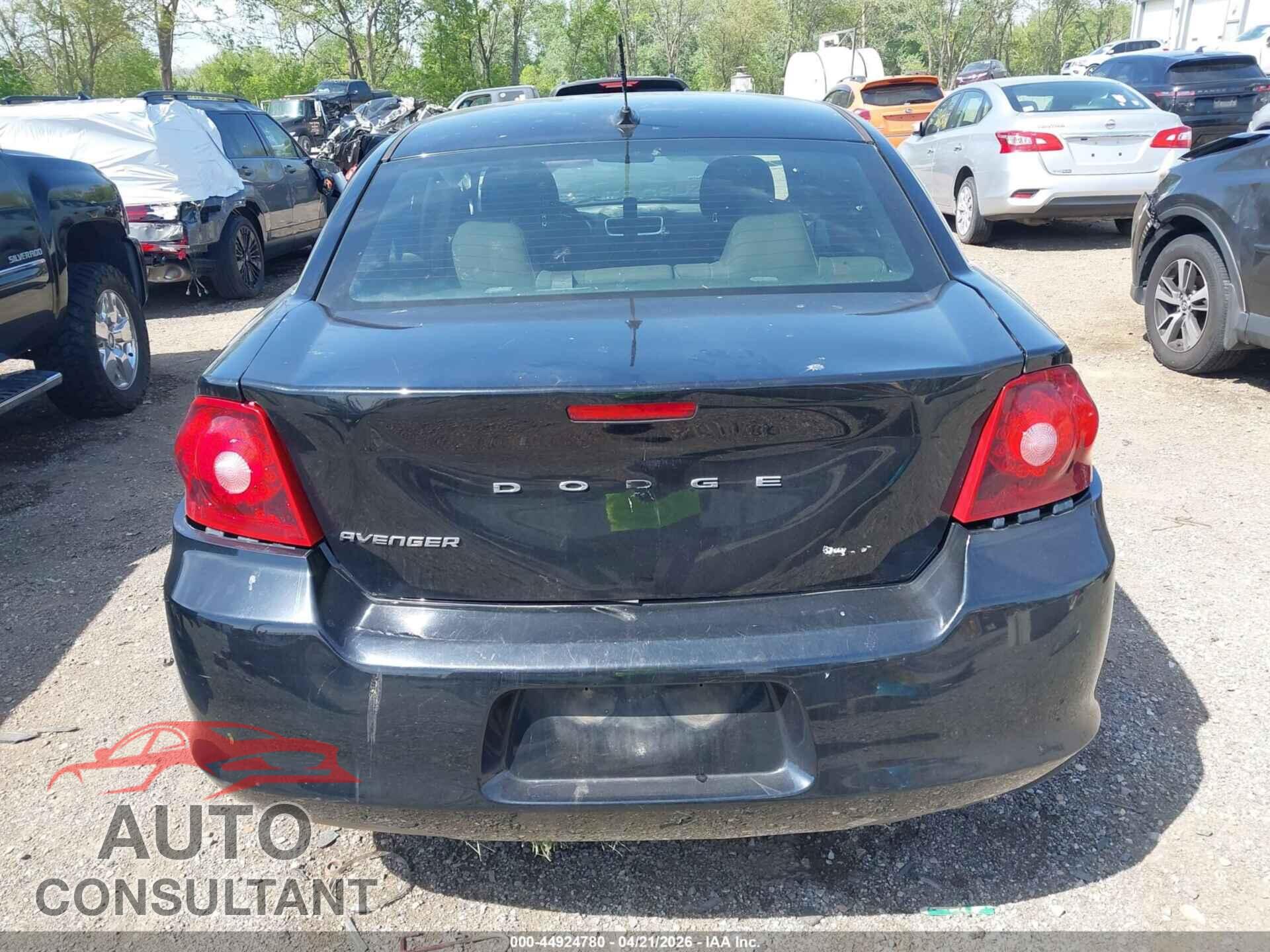 DODGE AVENGER 2013 - 1C3CDZAB0DN652040