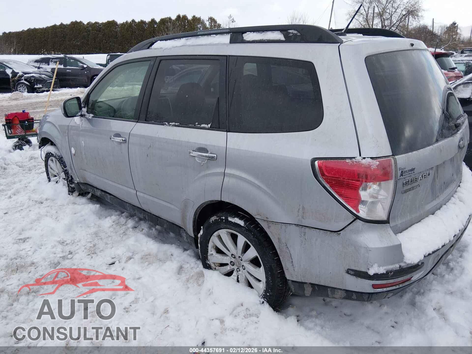 SUBARU FORESTER 2012 - JF2SHAEC0CH453262