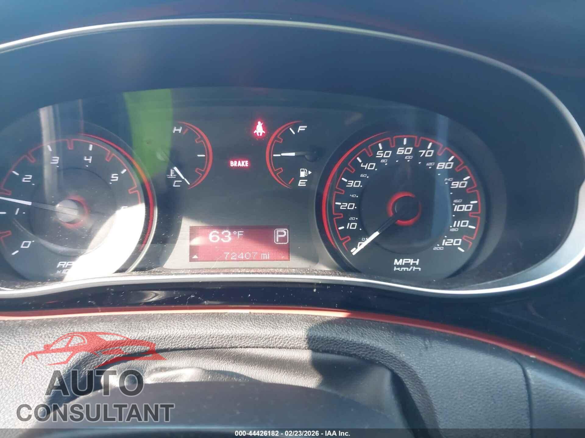 DODGE DART 2016 - 1C3CDFAA4GD712174