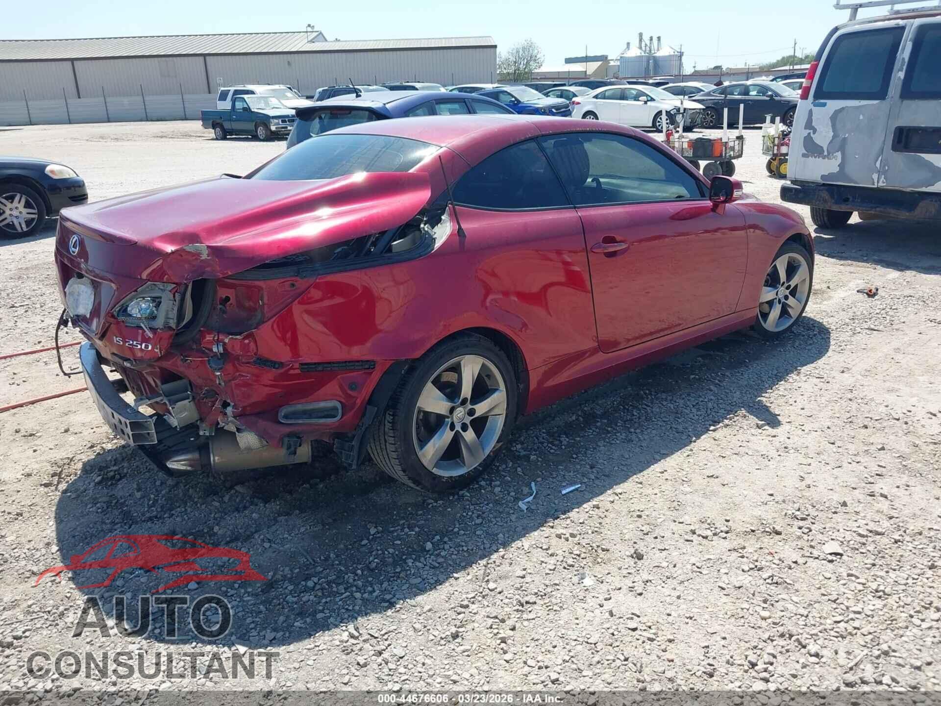 LEXUS IS 250C 2011 - JTHFF2C2XB2519094