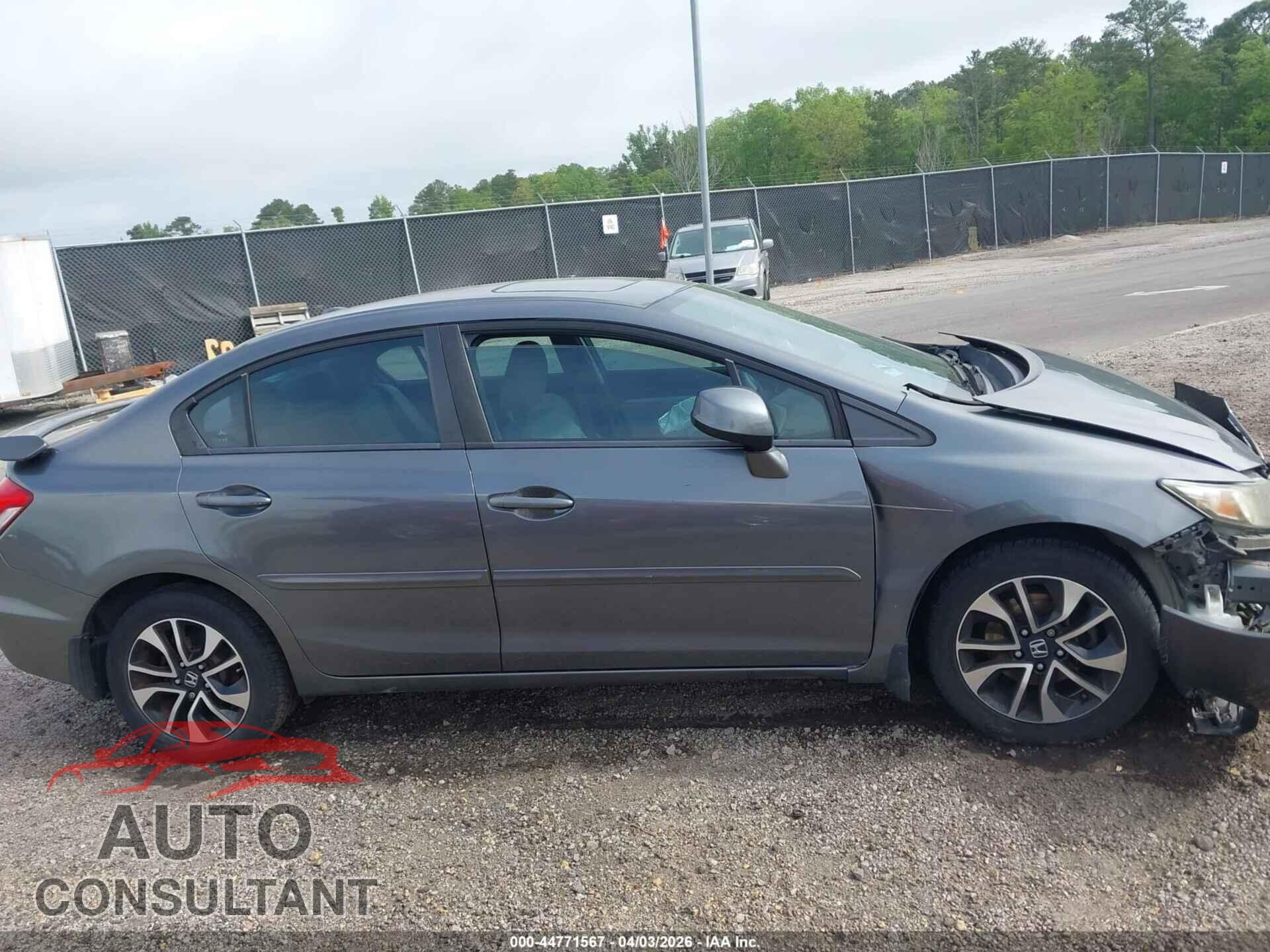 HONDA CIVIC 2013 - 19XFB2F98DE014148