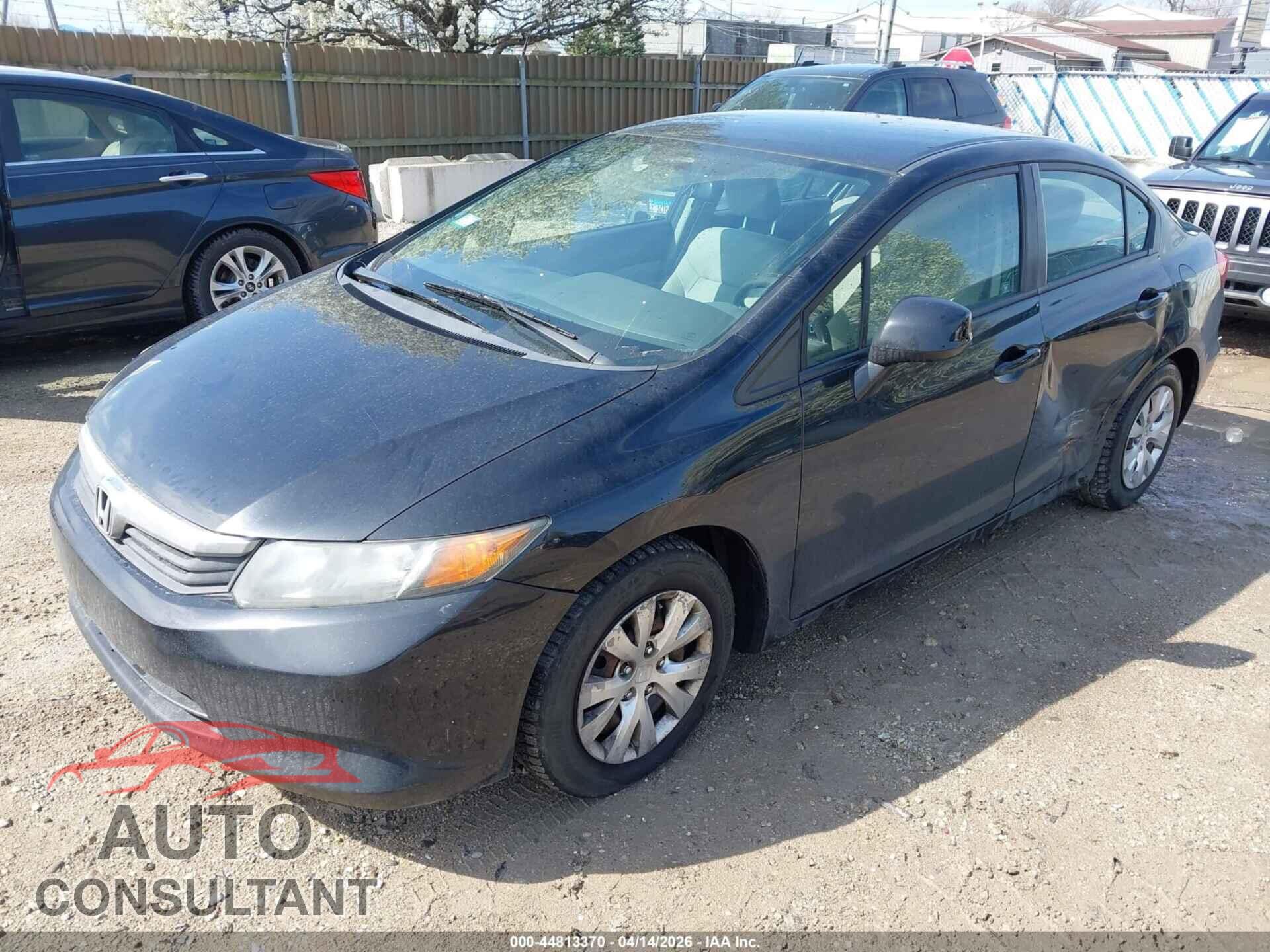 HONDA CIVIC 2012 - 19XFB2F55CE104711