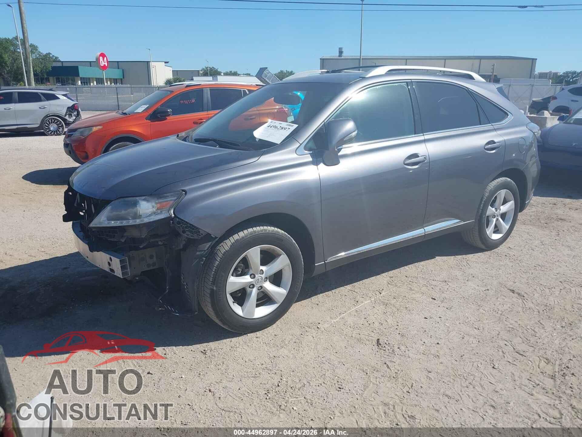 LEXUS RX 350 2013 - 2T2BK1BA8DC207578