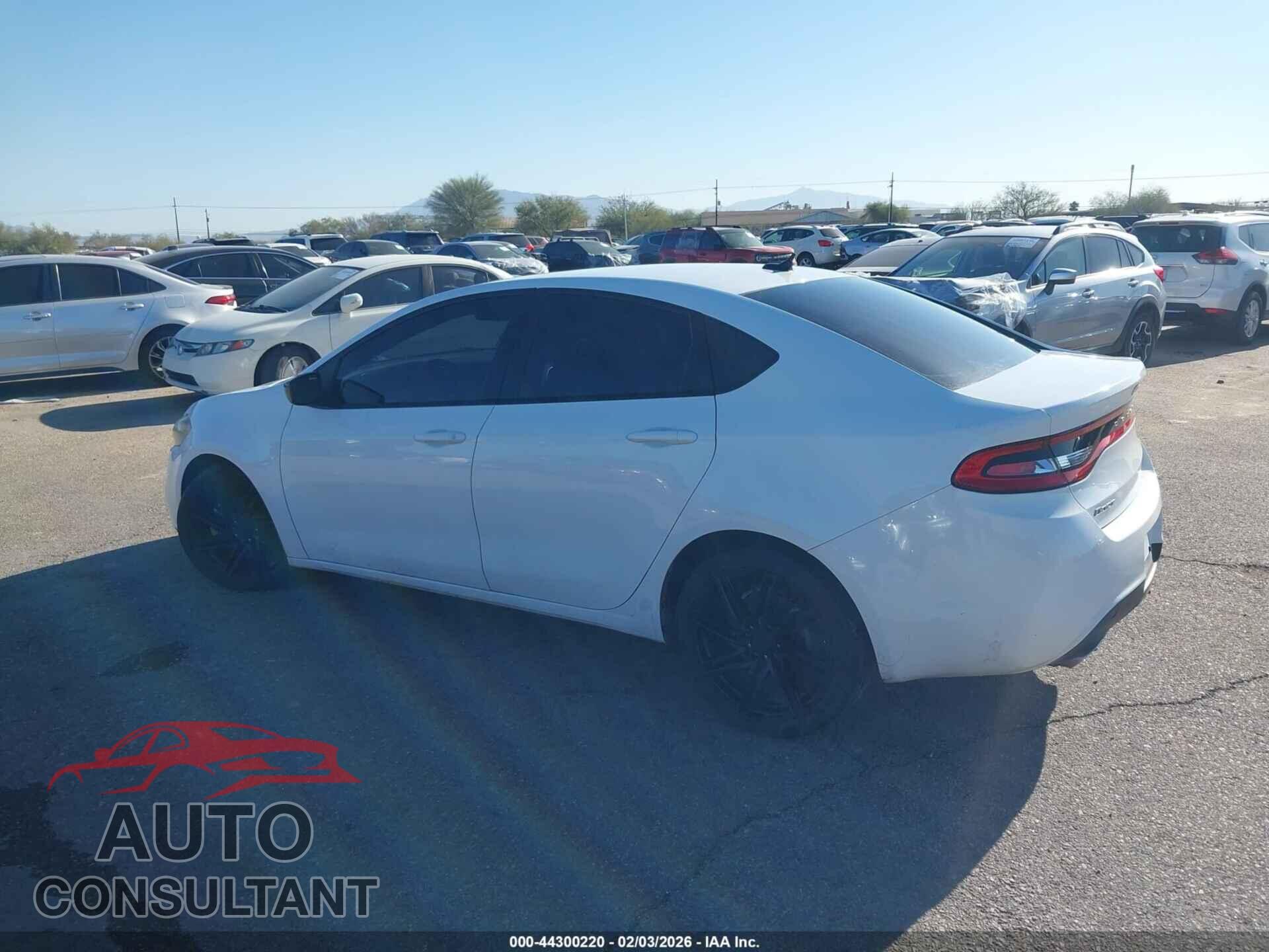 DODGE DART 2015 - 1C3CDFBB1FD405647