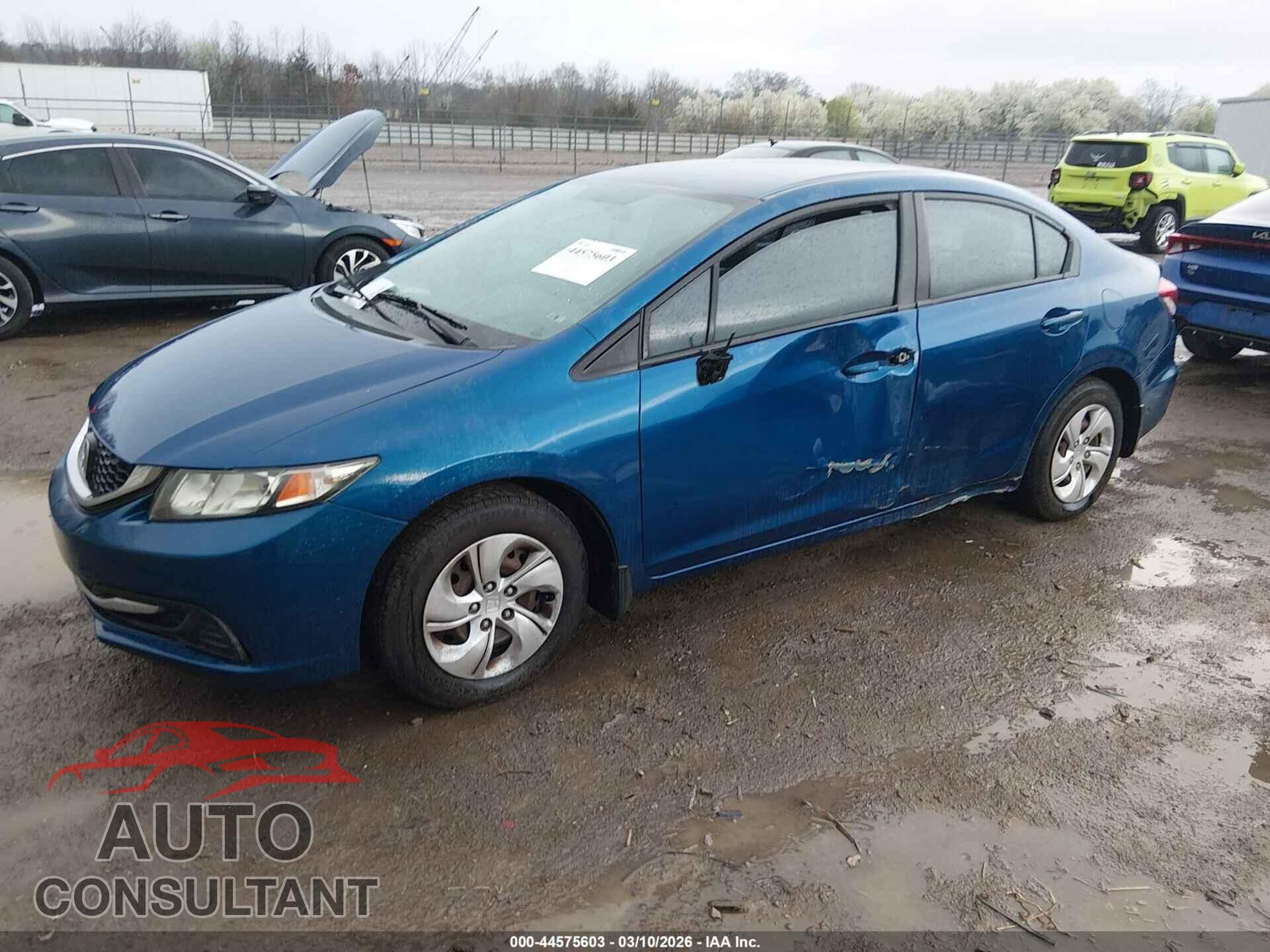 HONDA CIVIC 2014 - 19XFB2F59EE070792