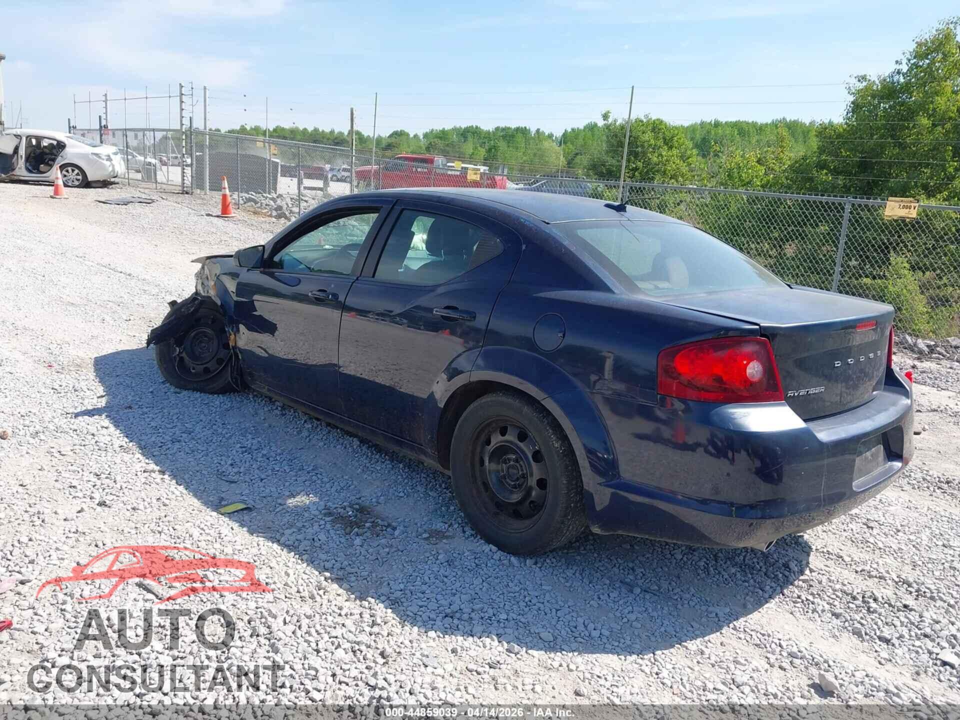 DODGE AVENGER 2013 - 1C3CDZAG1DN748805