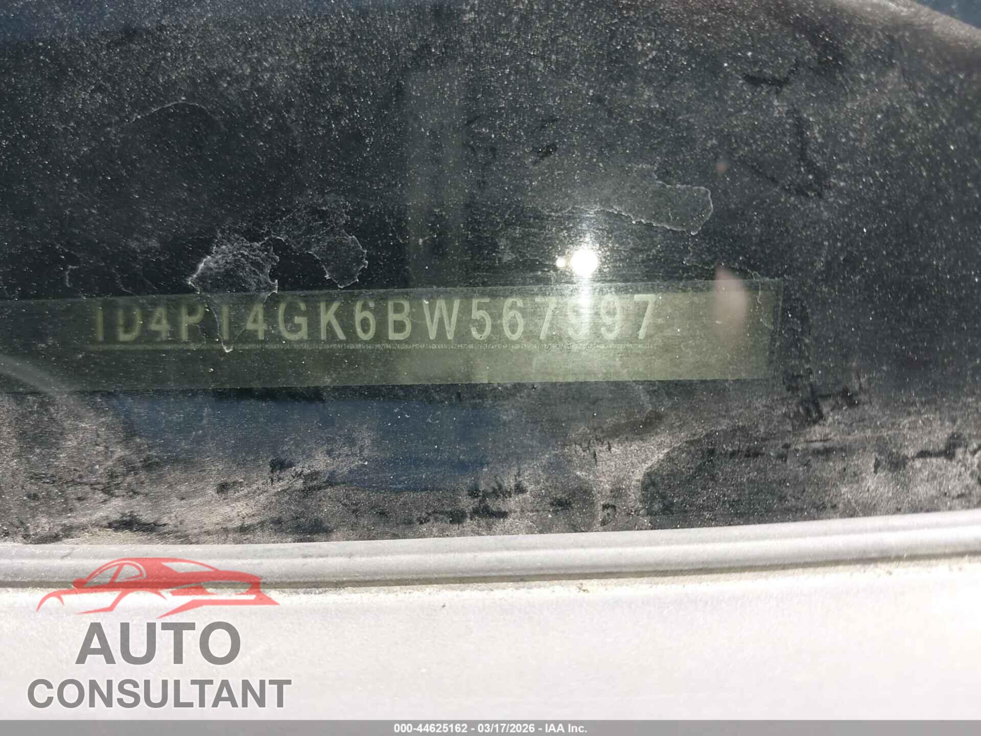 DODGE NITRO 2011 - 1D4PT4GK6BW567997