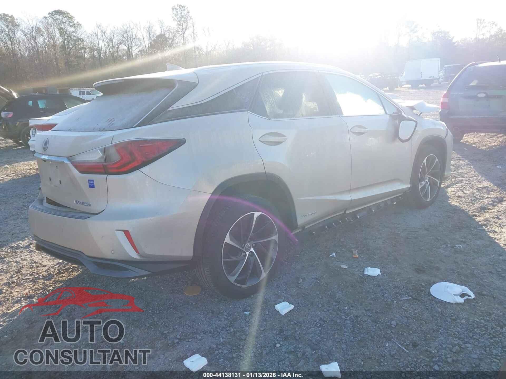LEXUS RX 450H 2017 - 2T2BGMCA4HC019776