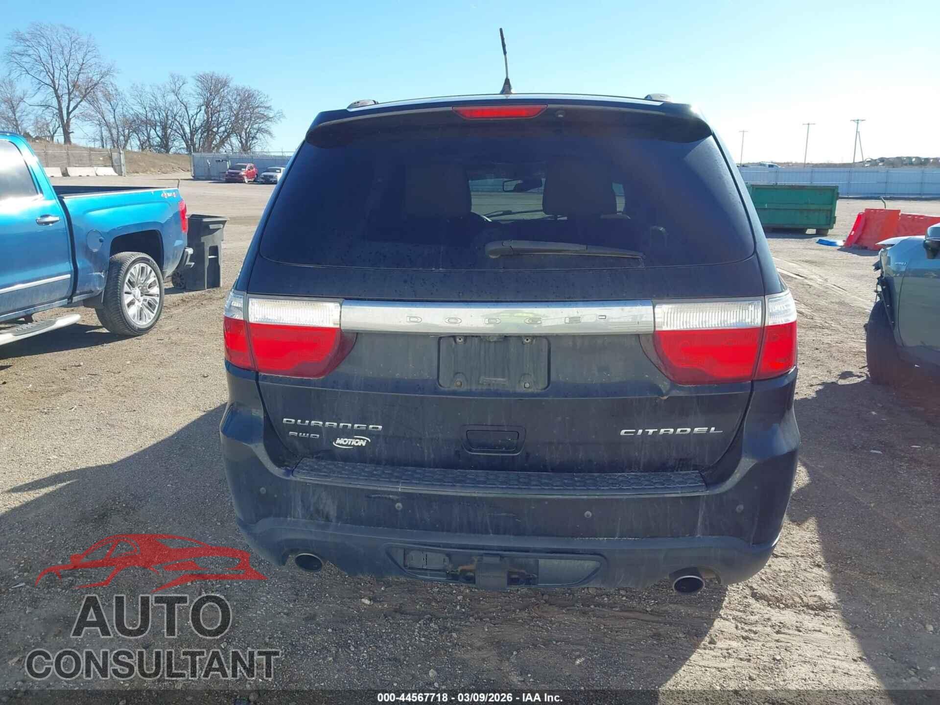 DODGE DURANGO 2012 - 1C4SDJET2CC278827