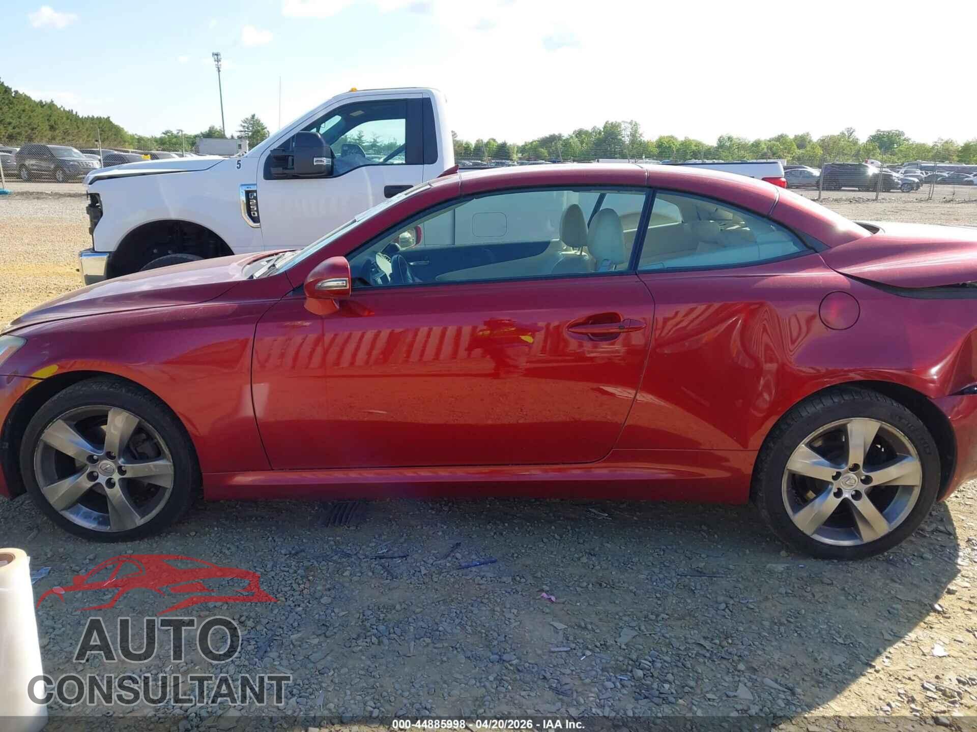 LEXUS IS 250C 2010 - JTHFF2C20A2512685