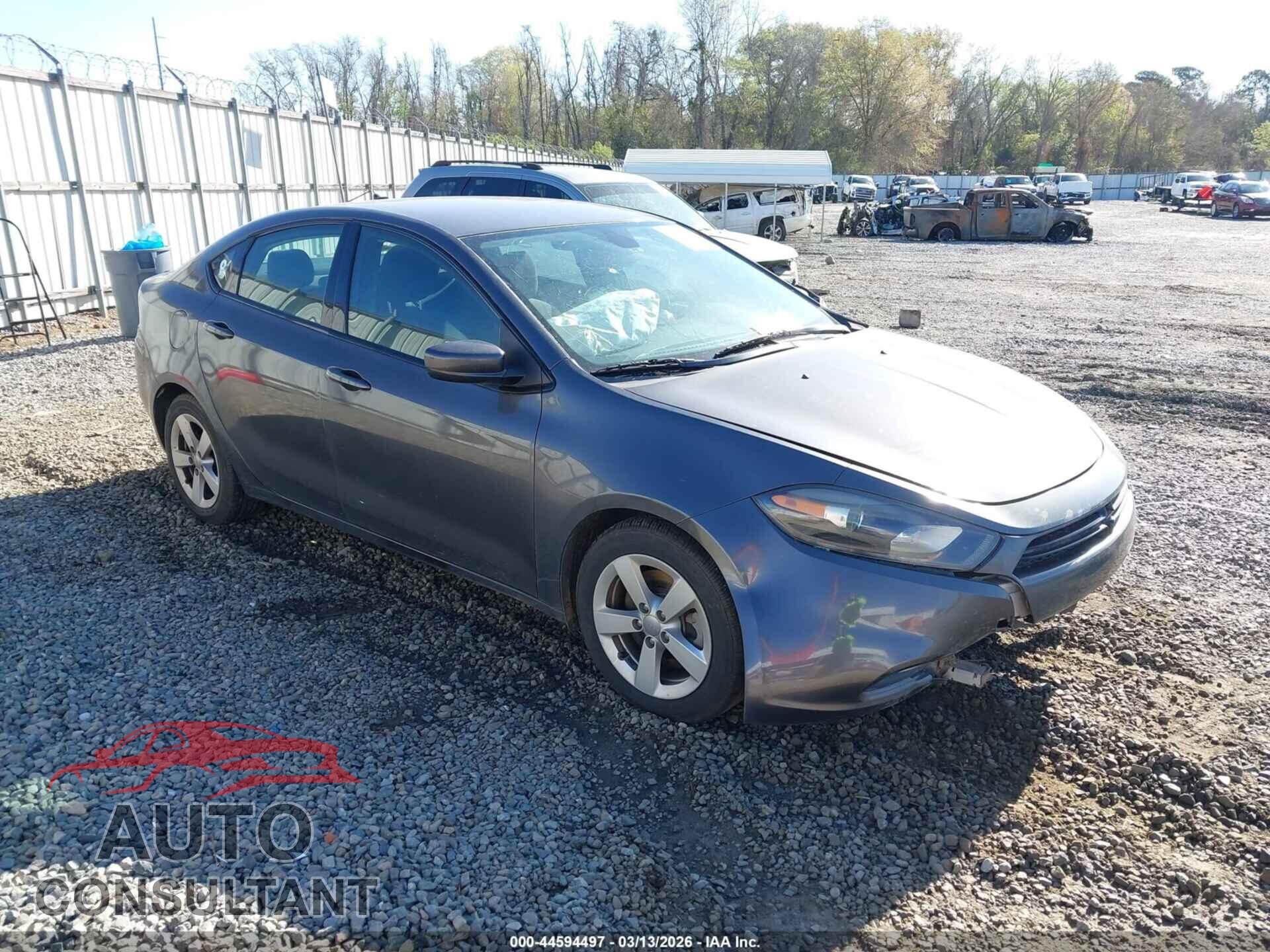 DODGE DART 2015 - 1C3CDFBB1FD307587