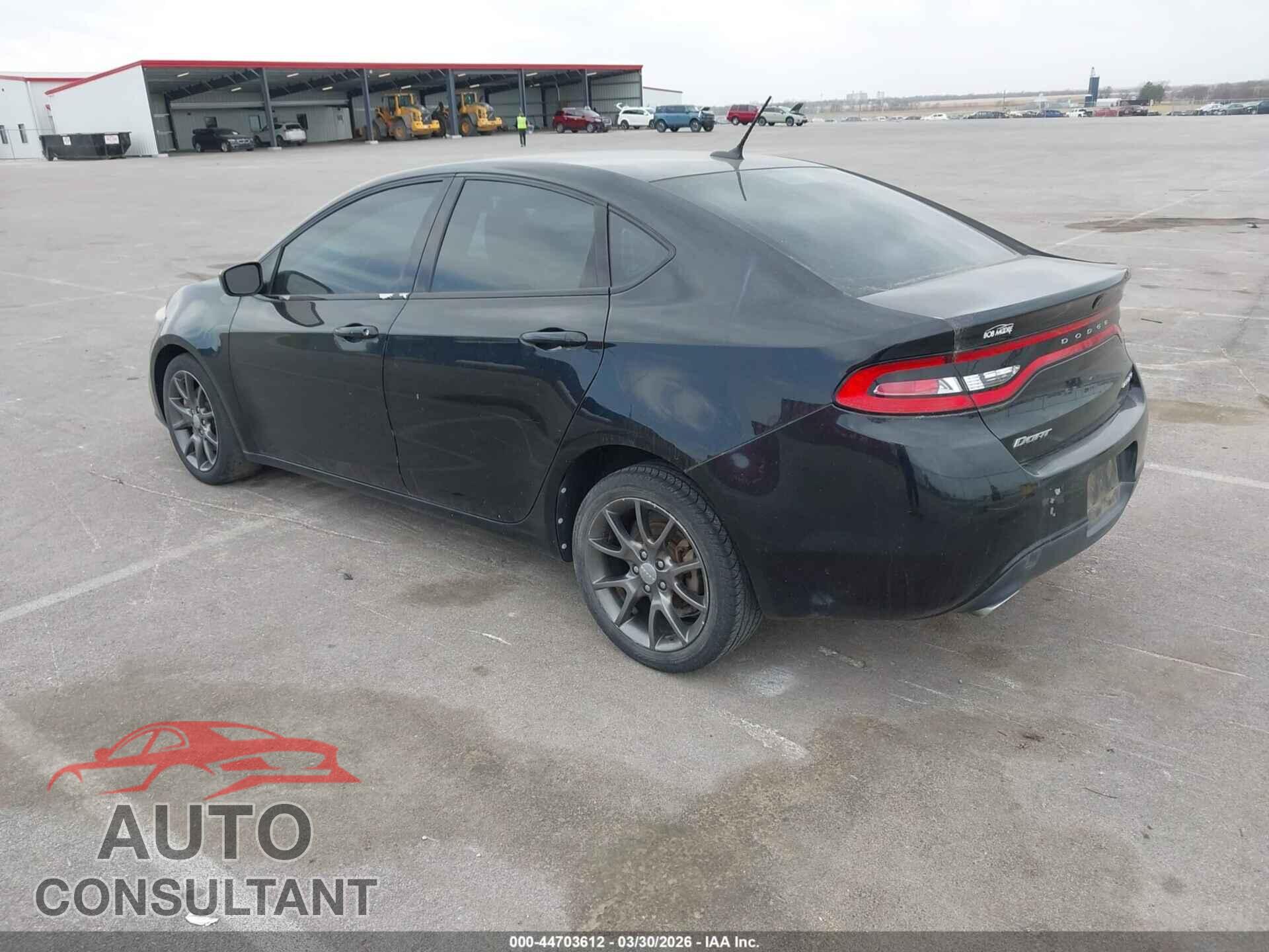DODGE DART 2013 - 1C3CDFBA2DD123022