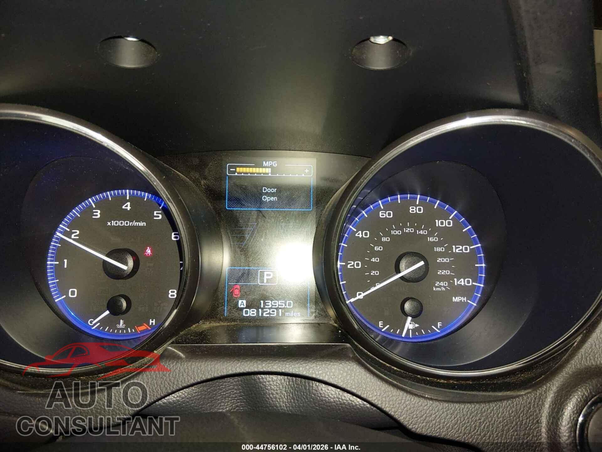 SUBARU OUTBACK 2017 - 4S4BSANC5H3360558