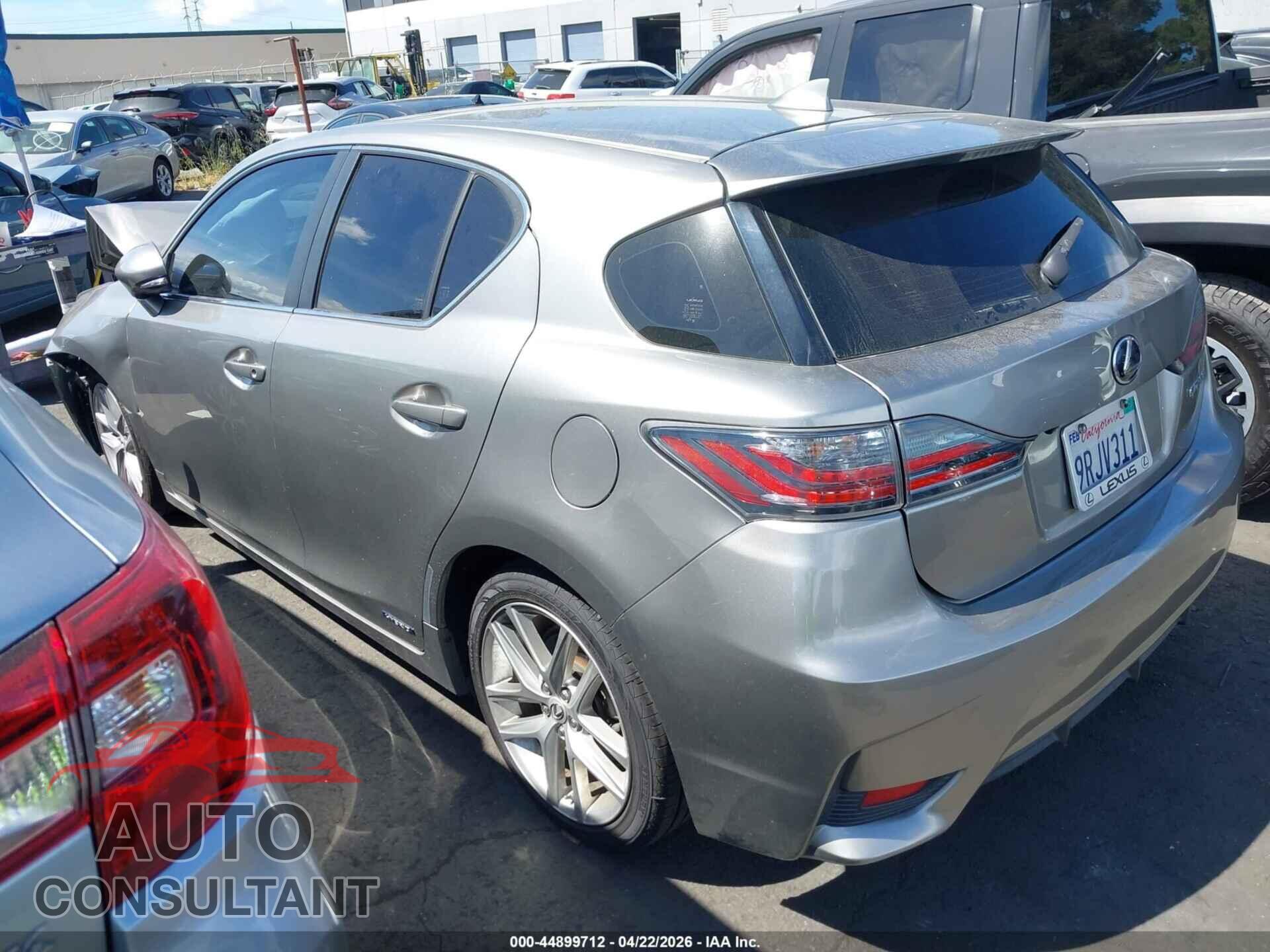 LEXUS CT 2017 - JTHKD5BH2H2285540
