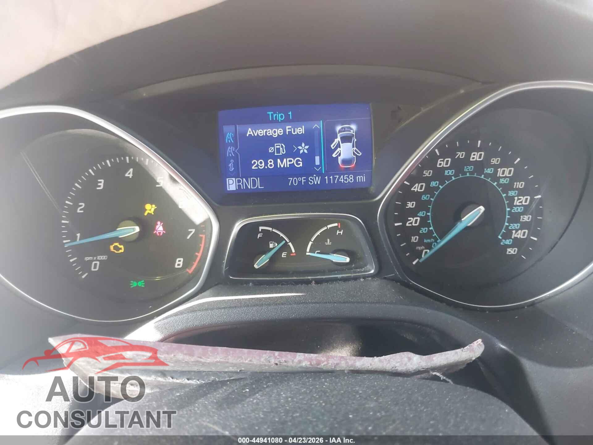FORD FOCUS 2012 - 1FAHP3F23CL470931