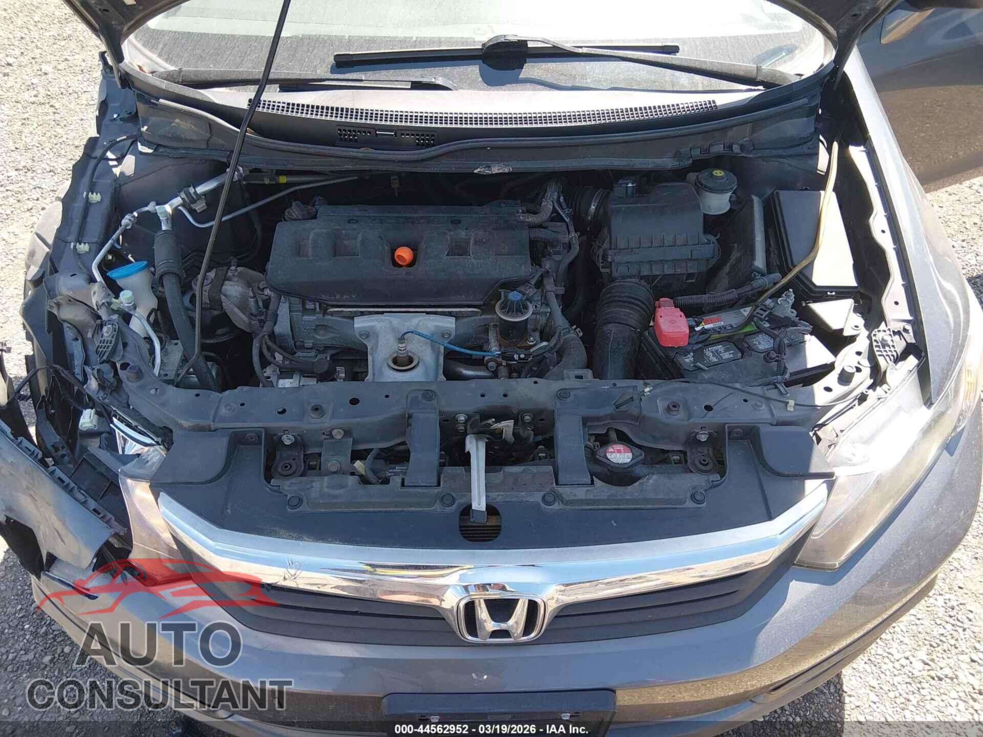HONDA CIVIC 2012 - 2HGFB2F98CH554037