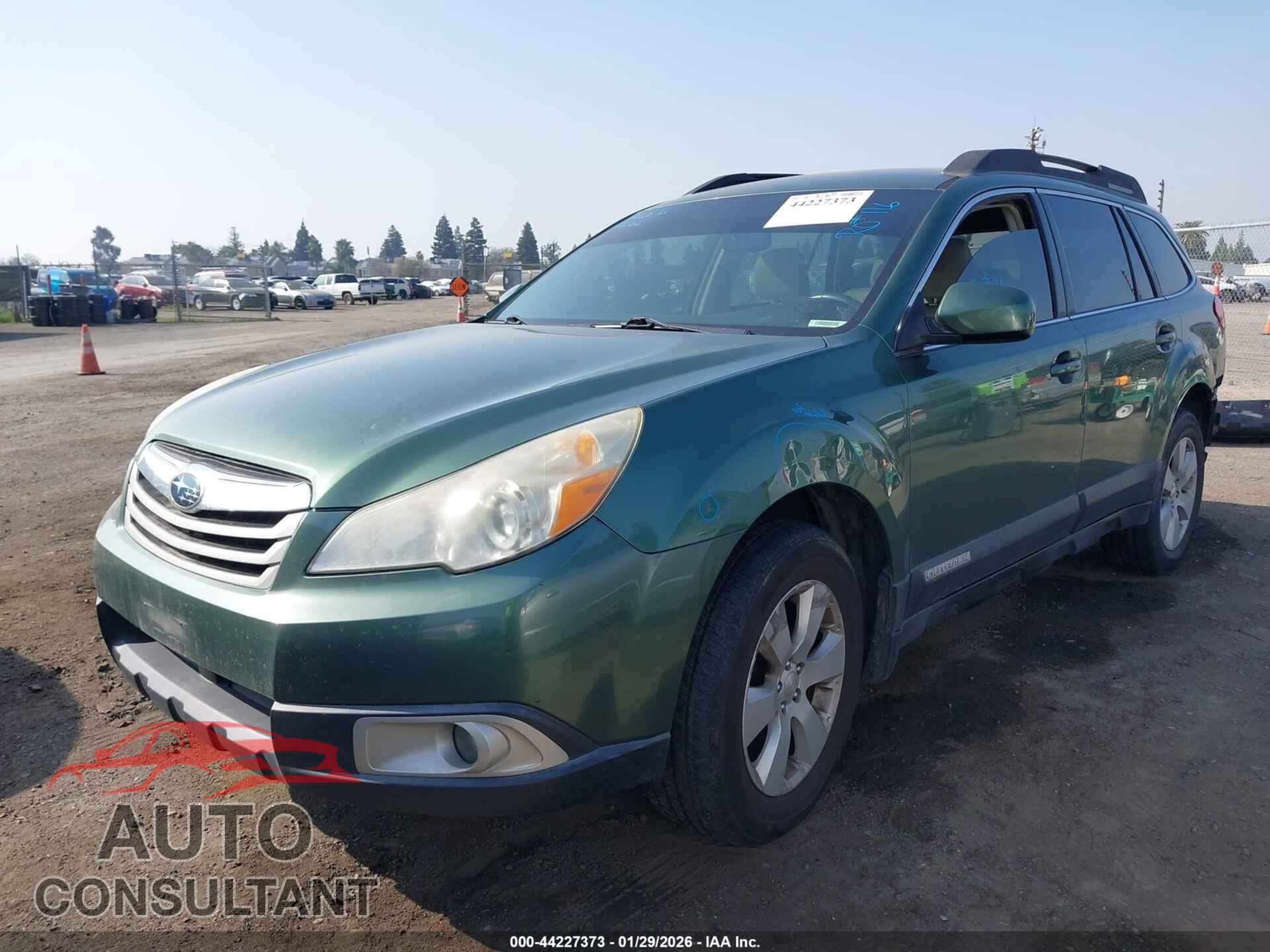 SUBARU OUTBACK 2012 - 4S4BRBFC2C3236143