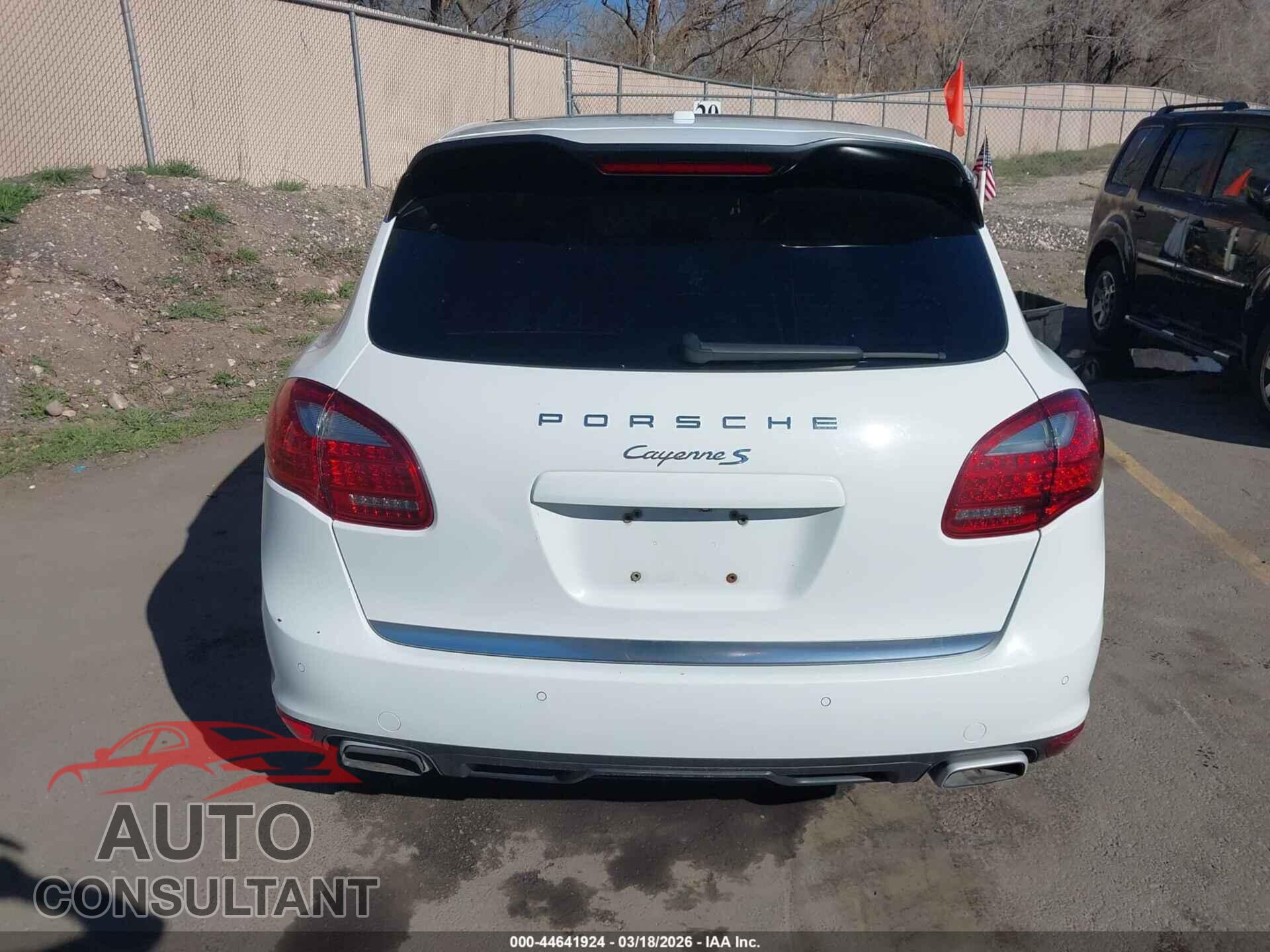 PORSCHE CAYENNE 2012 - WP1AB2A21CLA49994