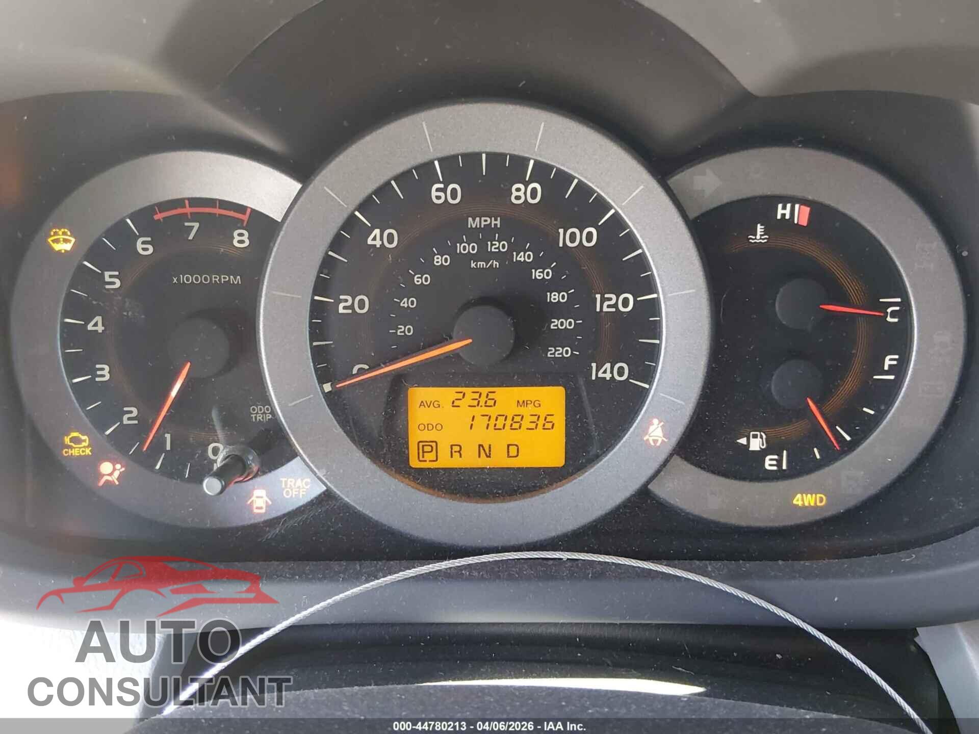 TOYOTA RAV4 2012 - 2T3BF4DV6CW250010