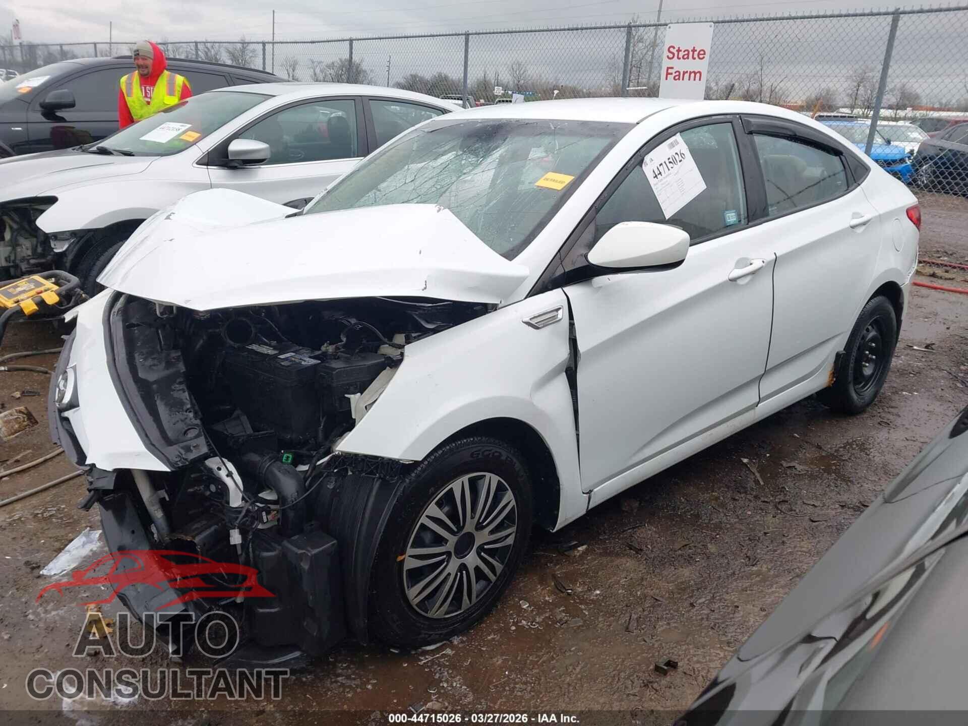 HYUNDAI ACCENT 2014 - KMHCT4AE6EU616206