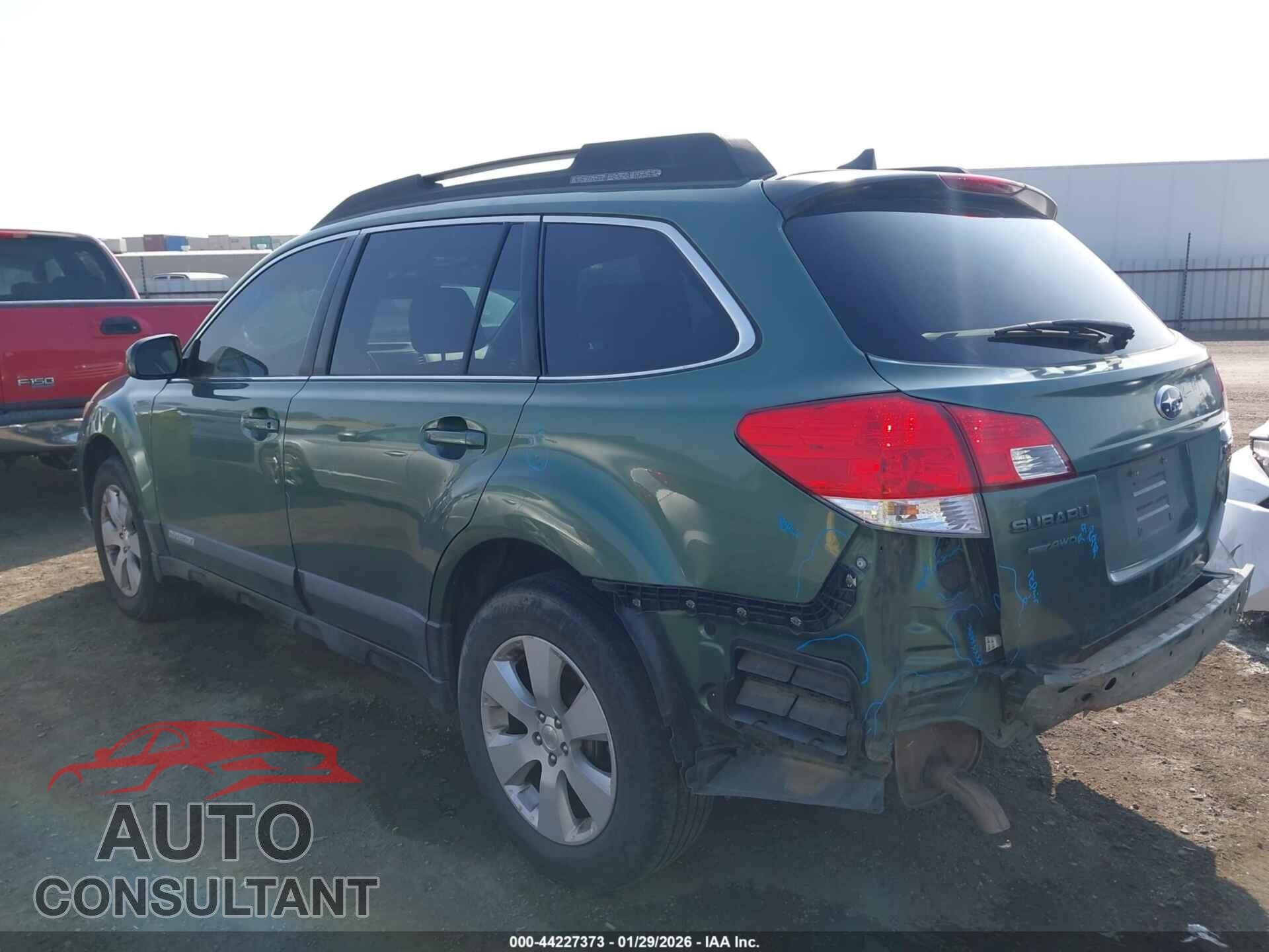 SUBARU OUTBACK 2012 - 4S4BRBFC2C3236143