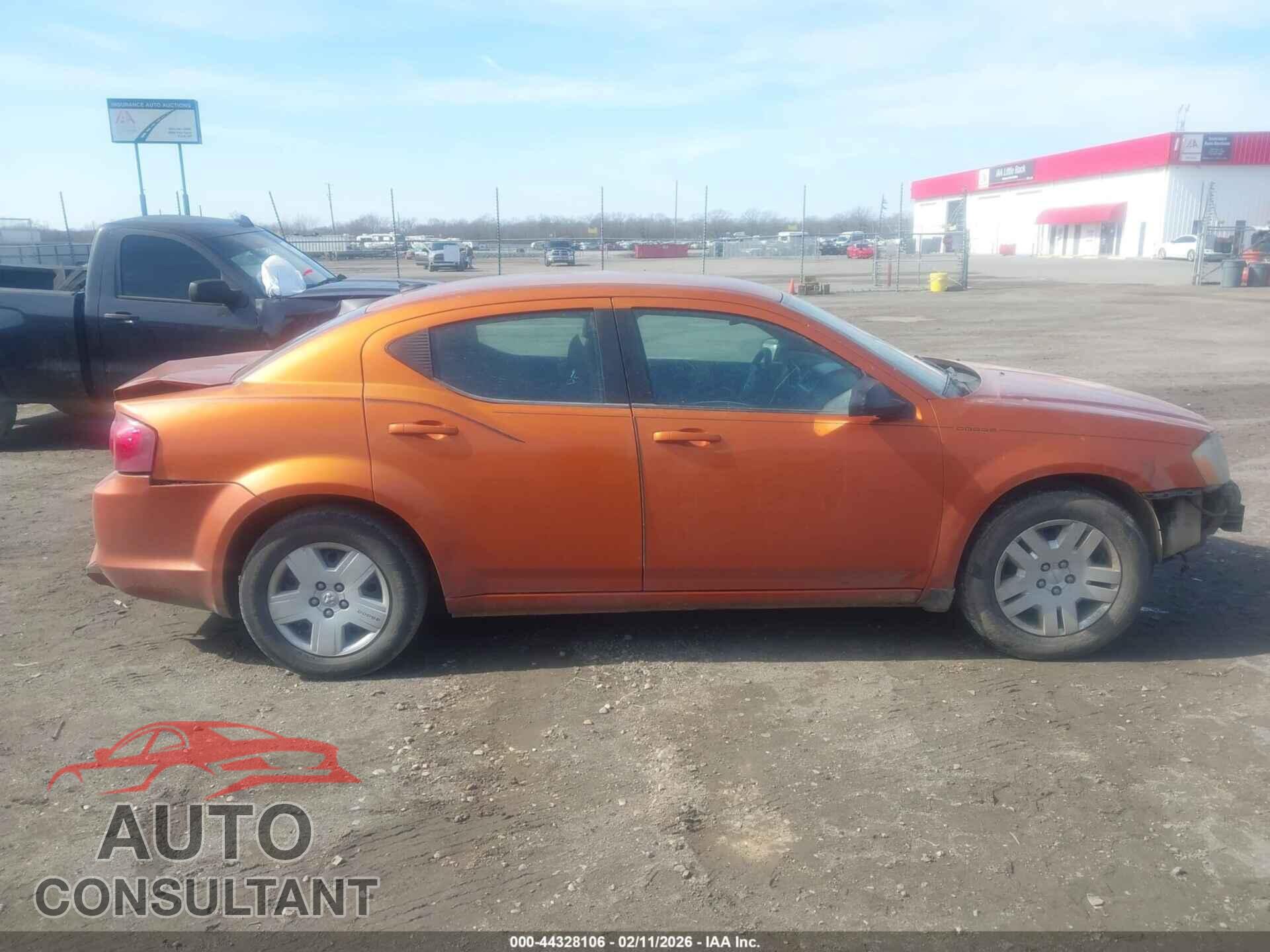 DODGE AVENGER 2011 - 1B3BD4FB2BN616965