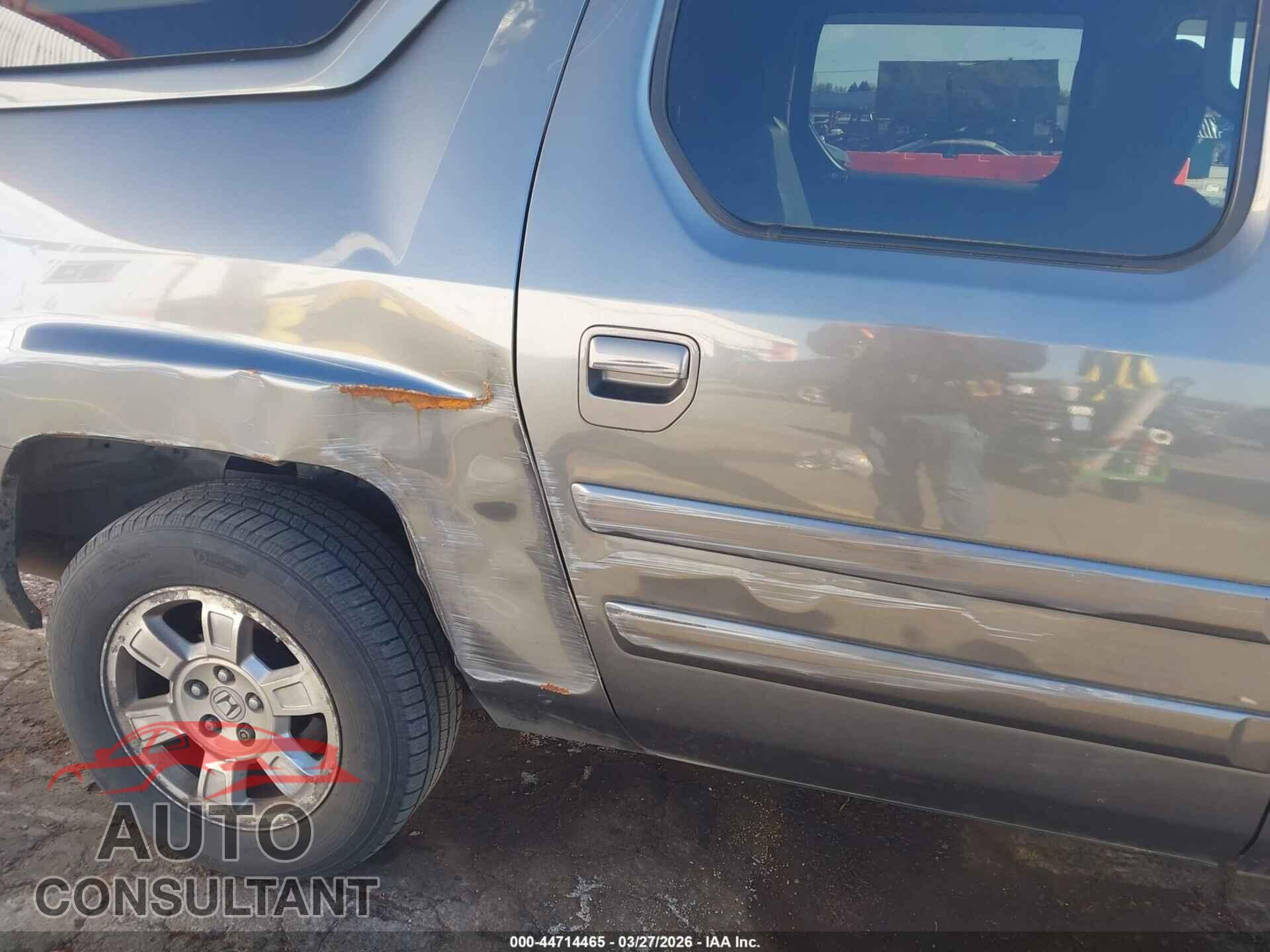 HONDA RIDGELINE 2011 - 5FPYK1F50BB501309