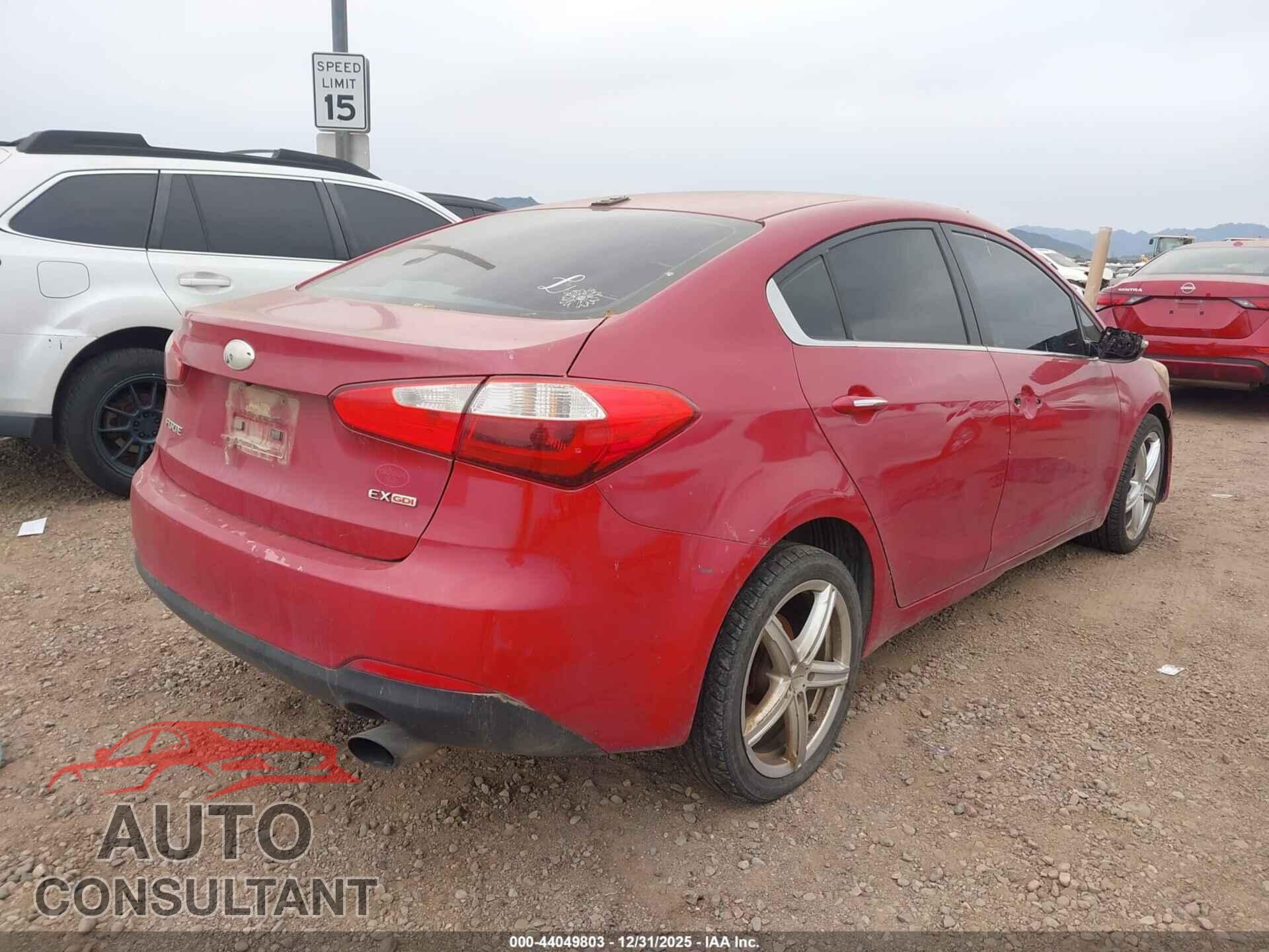 KIA FORTE 2014 - KNAFX4A81E5113786