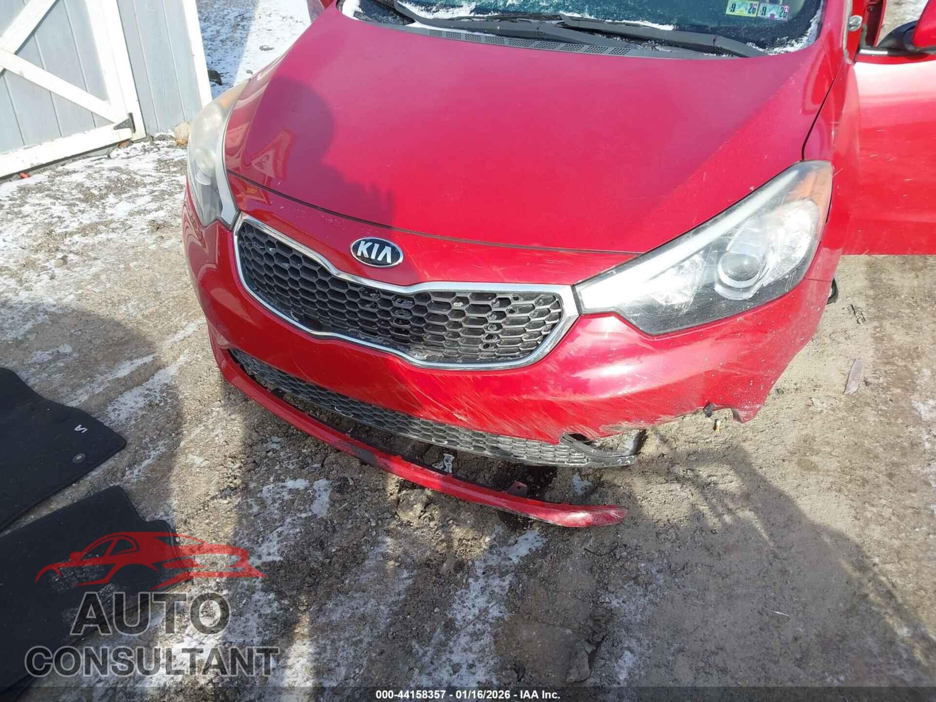 KIA FORTE 2016 - KNAFX4A67G5478958