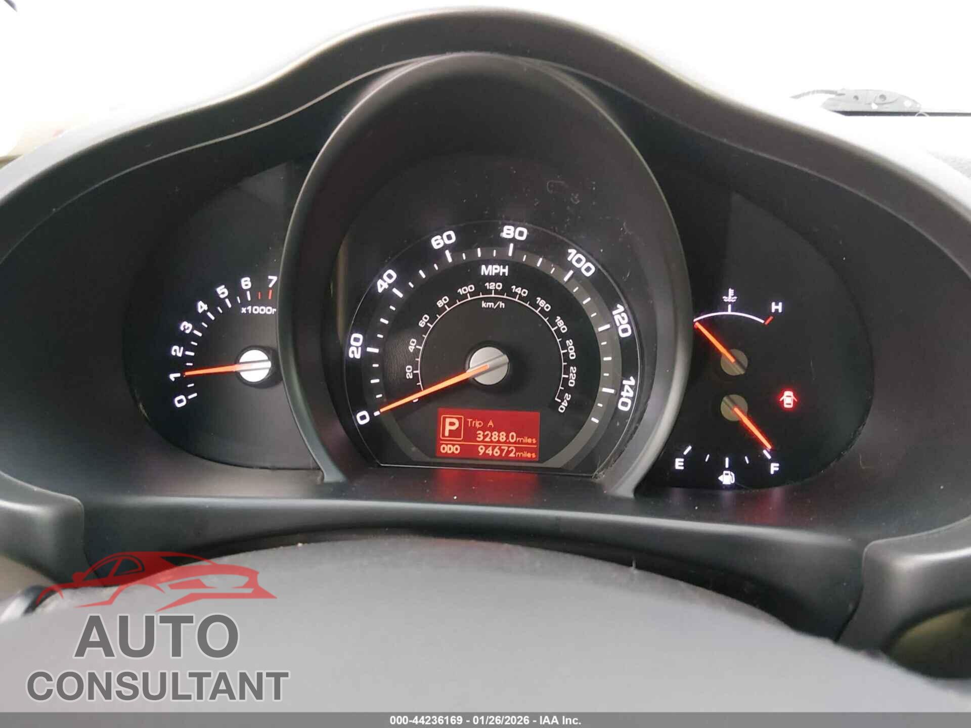KIA SPORTAGE 2011 - KNDPBCA29B7017819