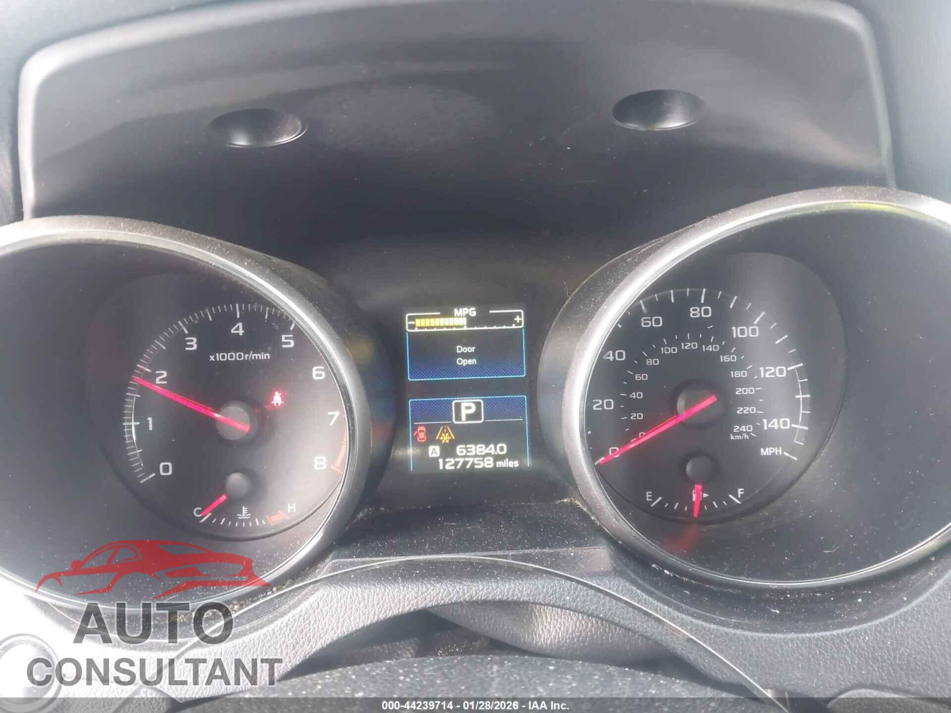SUBARU OUTBACK 2018 - 4S4BSAAC4J3336666