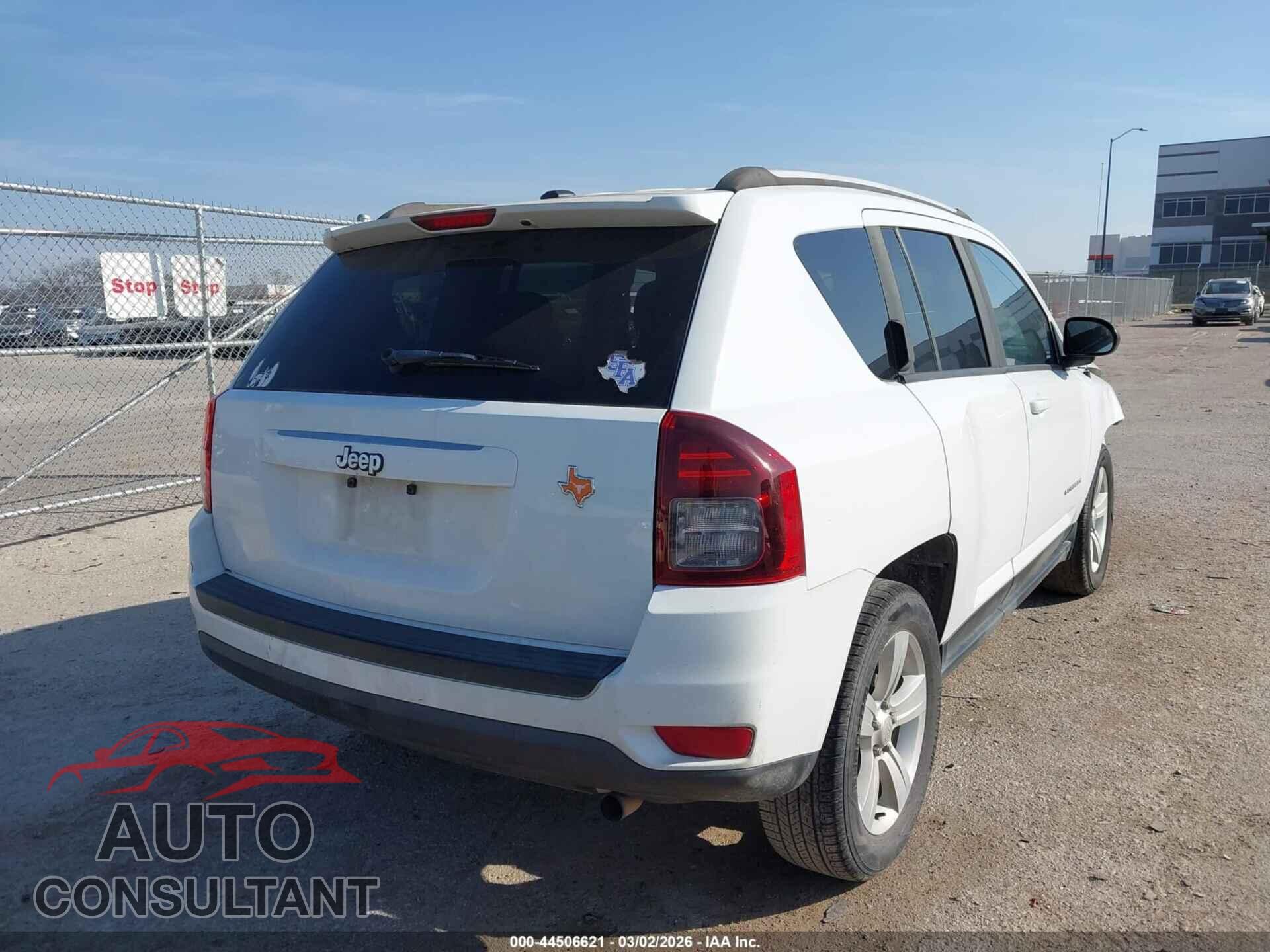 JEEP COMPASS 2016 - 1C4NJCBAXGD568401
