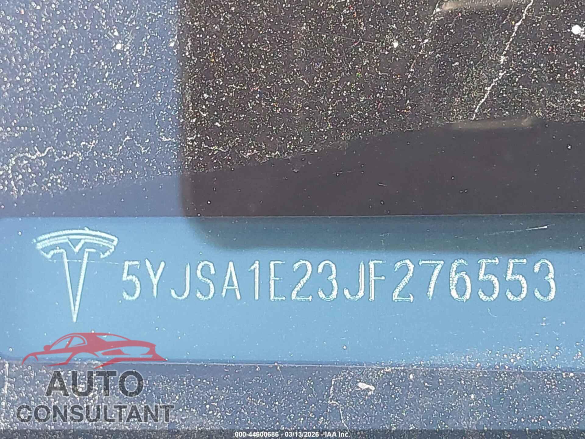 TESLA MODEL S 2018 - 5YJSA1E23JF276553